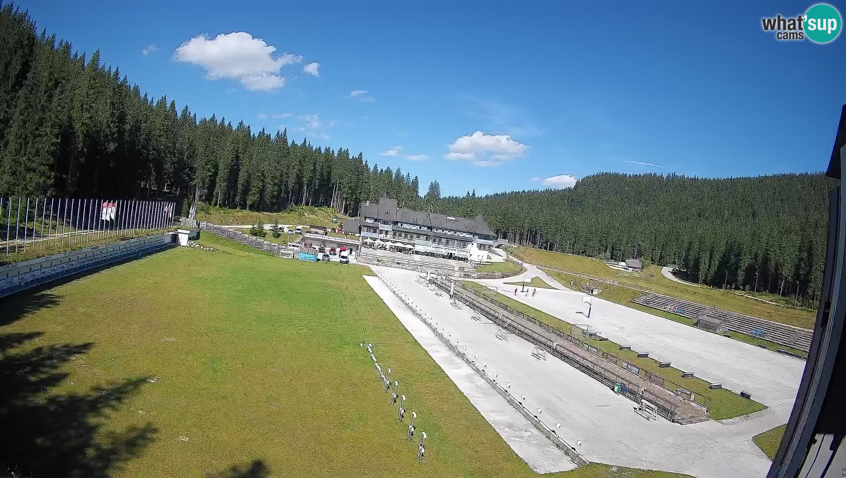 Spletna kamera Pokljuka – Biatlonski stadion Rudno Polje