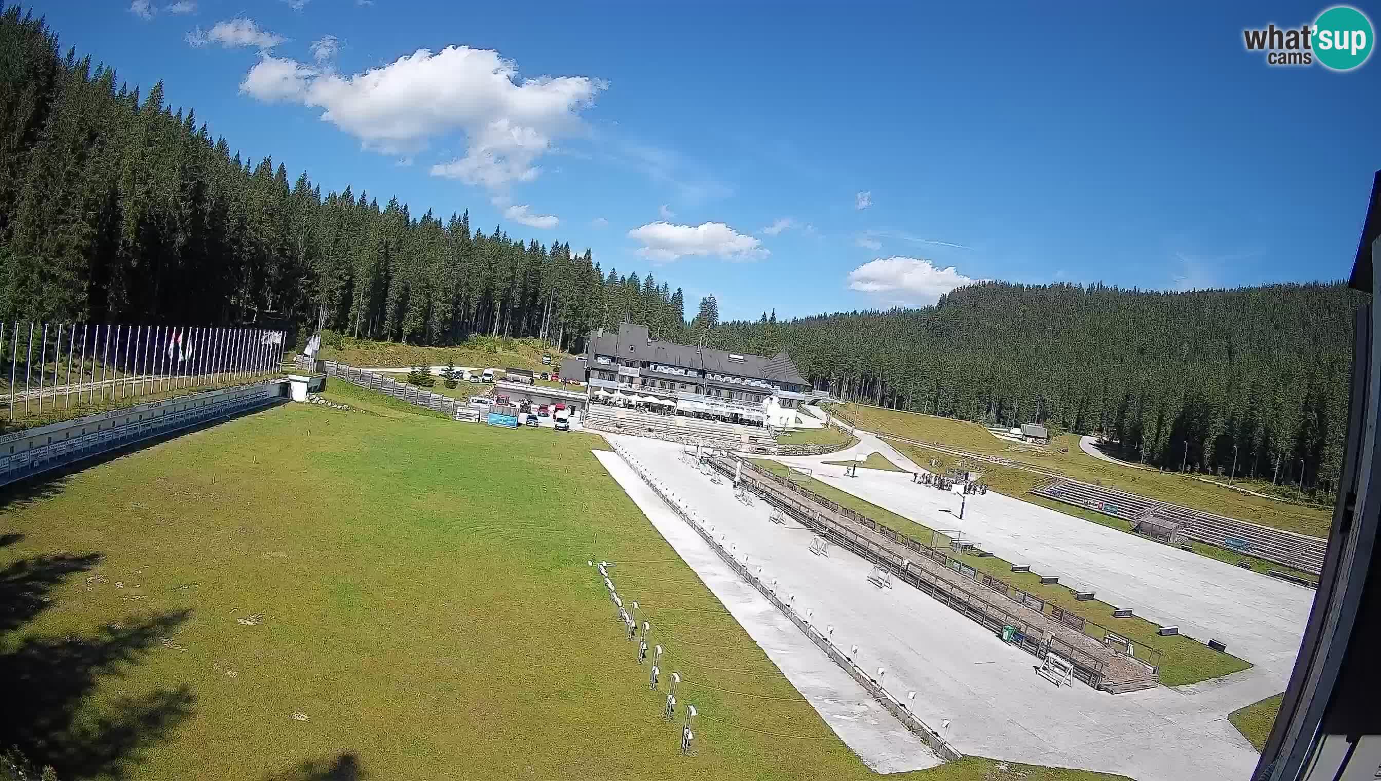 Web kamera Pokljuka – Biatlonski stadion Rudno Polje