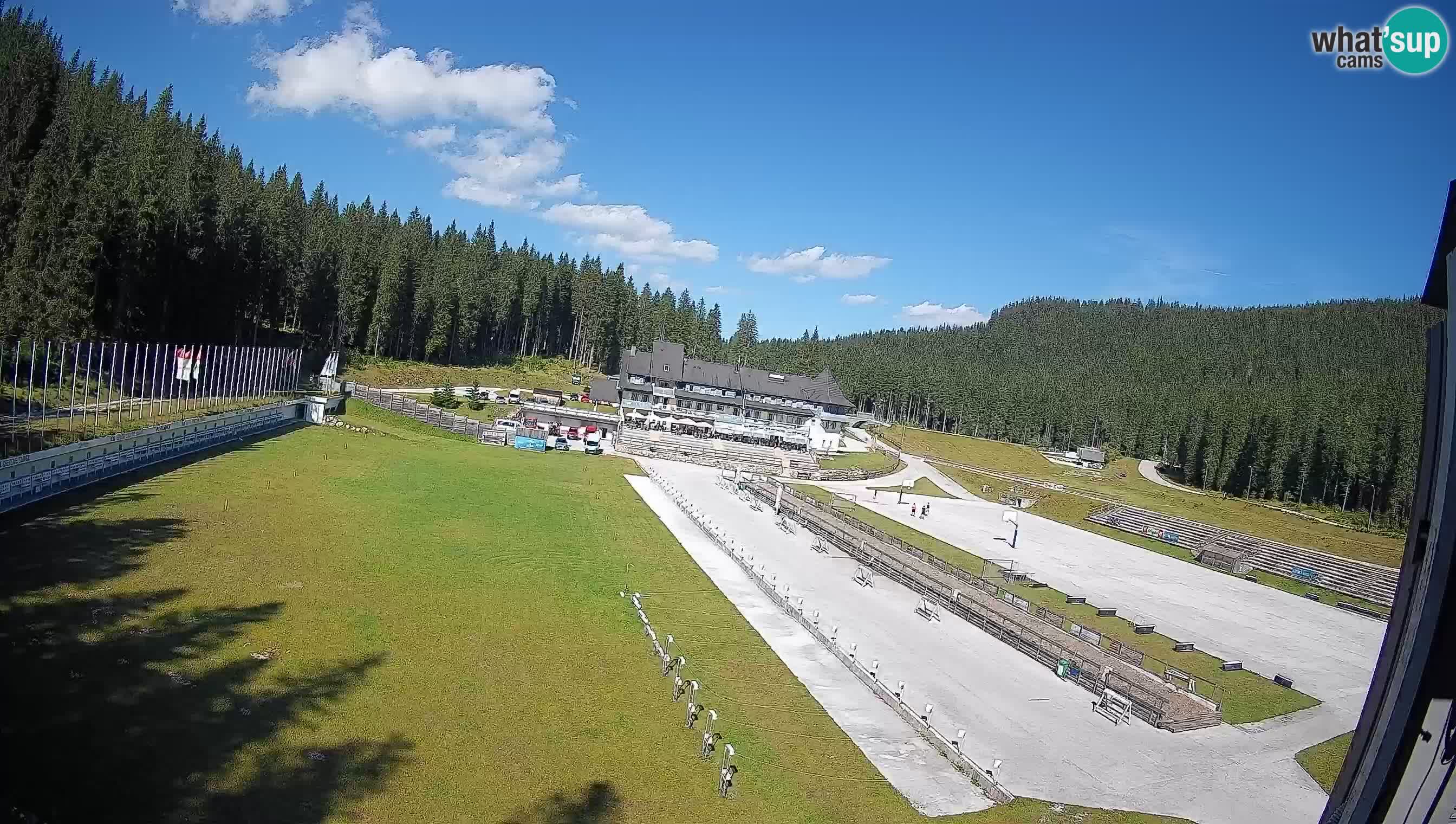 Webcam Pokljuka – Stade de biathlon de Rudno Polje