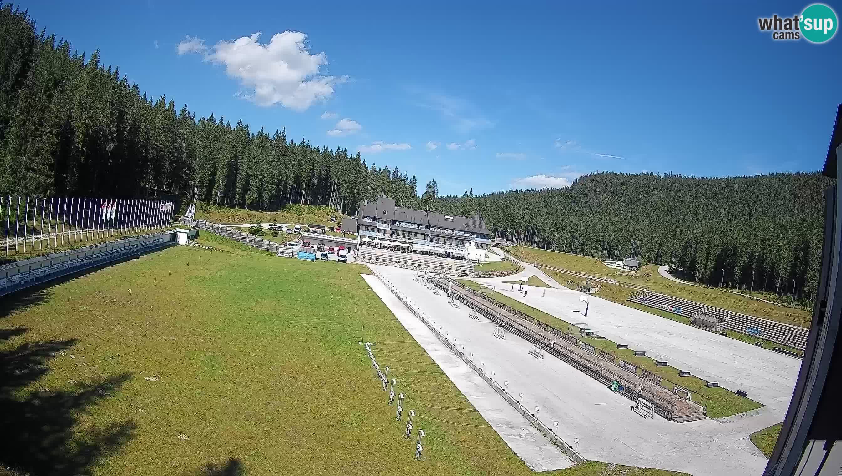 Webcam Pokljuka – Biathlon Stadium Live