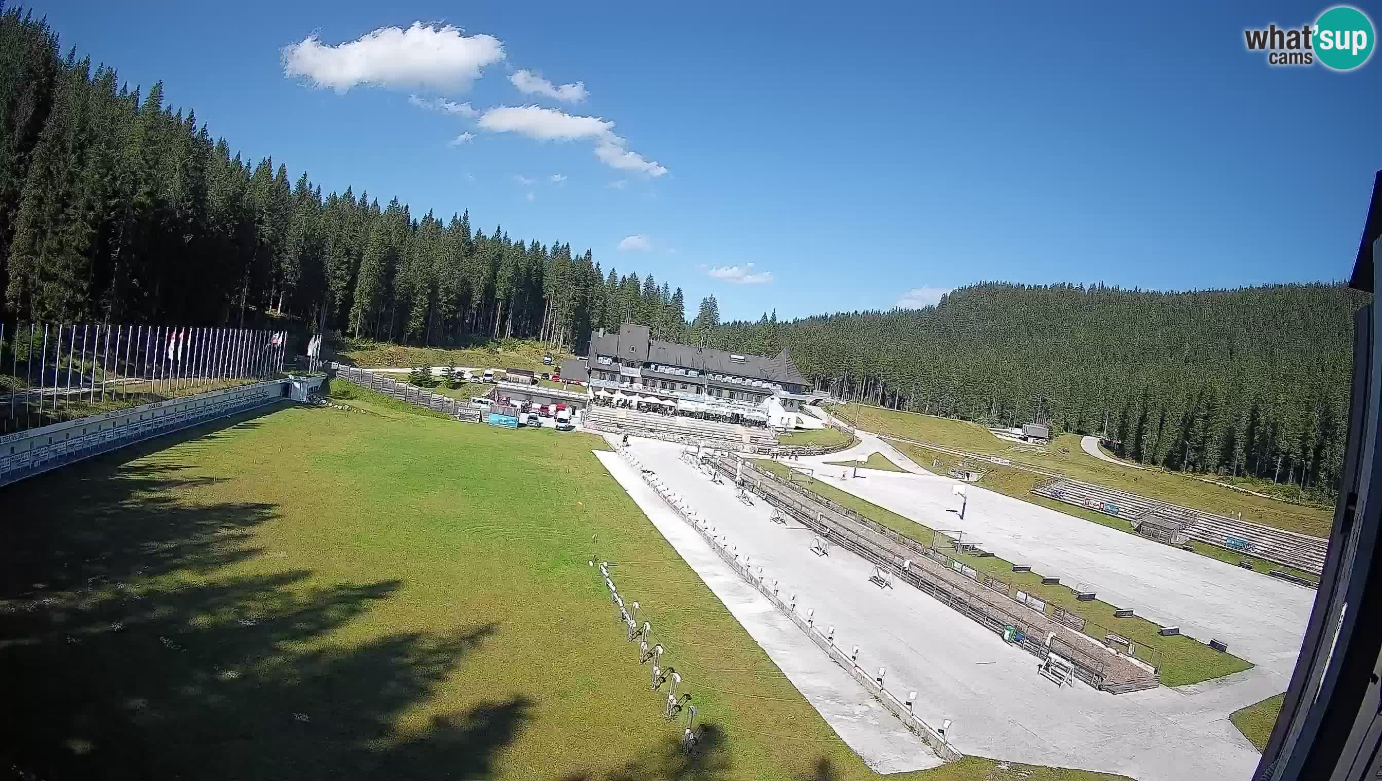 Webcam Pokljuka – Biathlon Stadium Live
