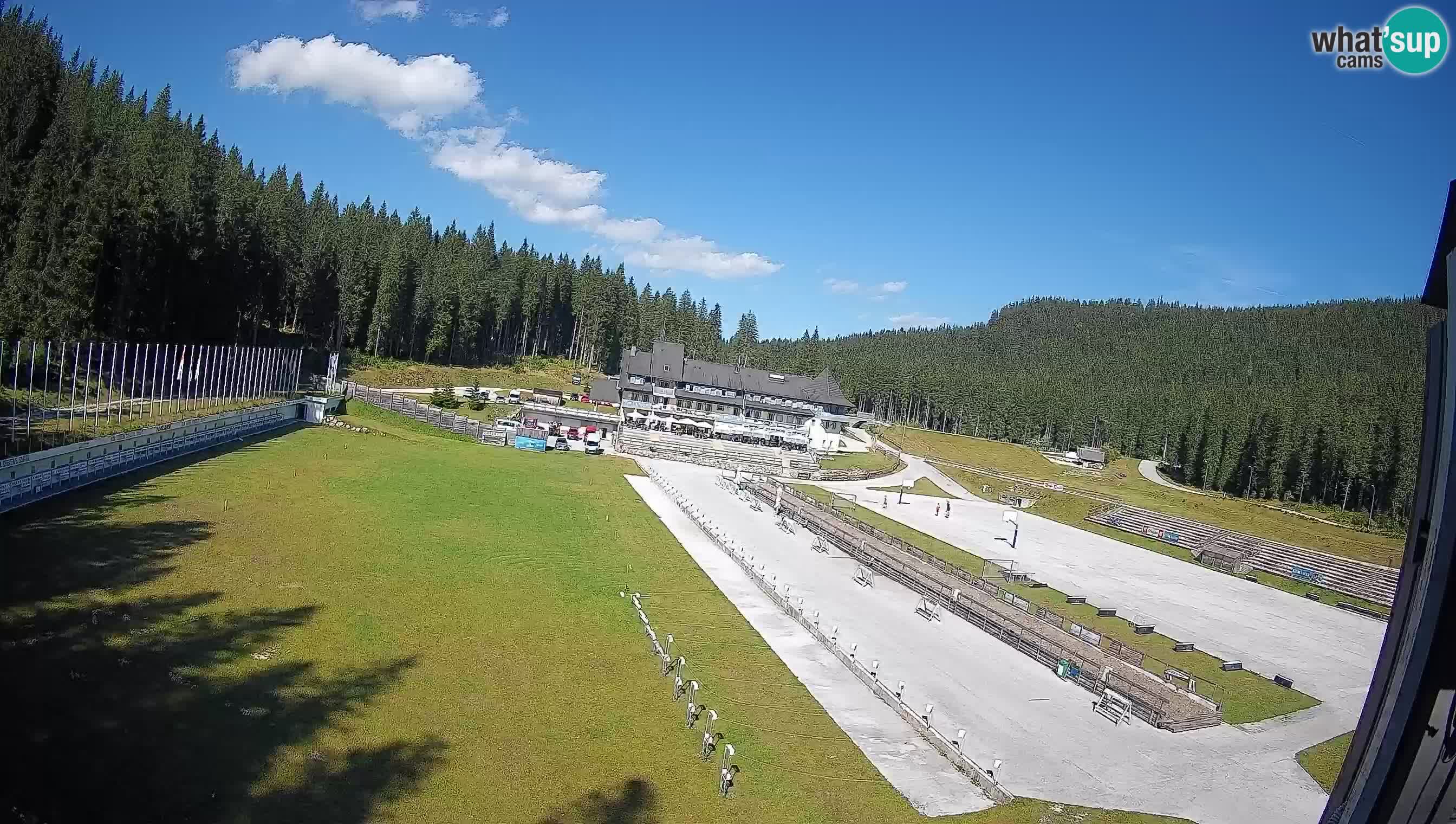Spletna kamera Pokljuka – Biatlonski stadion Rudno Polje