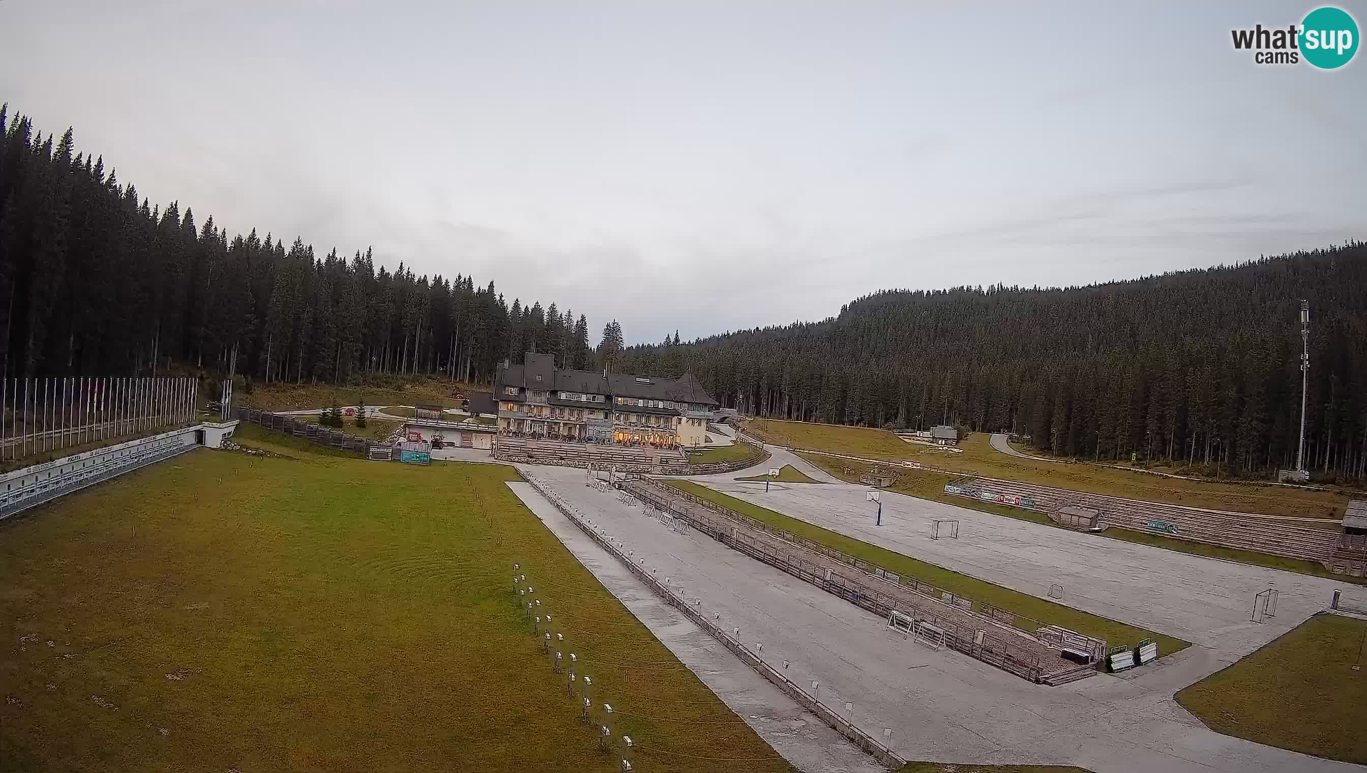Spletna kamera Pokljuka – Biatlonski stadion Rudno Polje