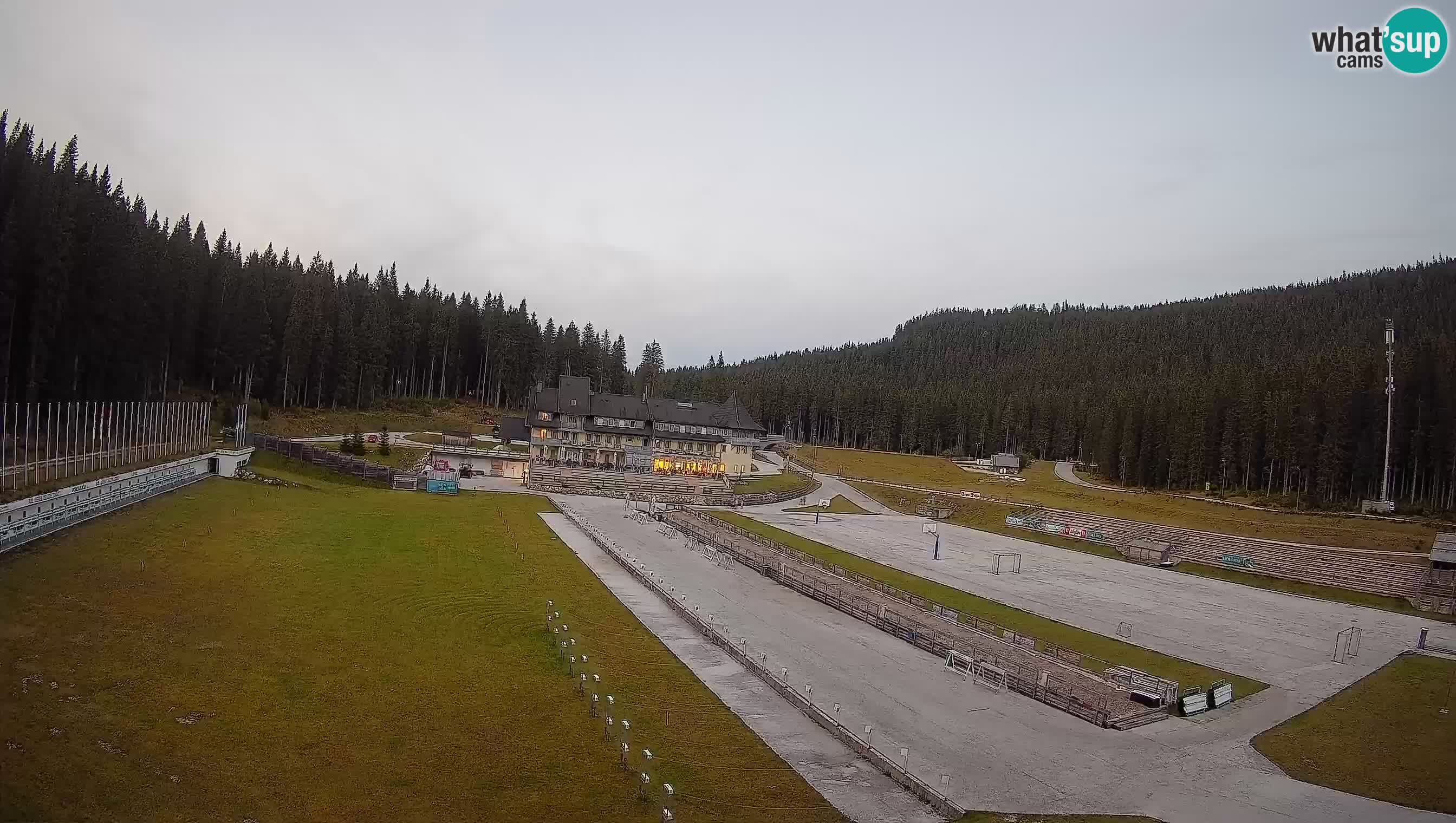 Spletna kamera Pokljuka – Biatlonski stadion Rudno Polje