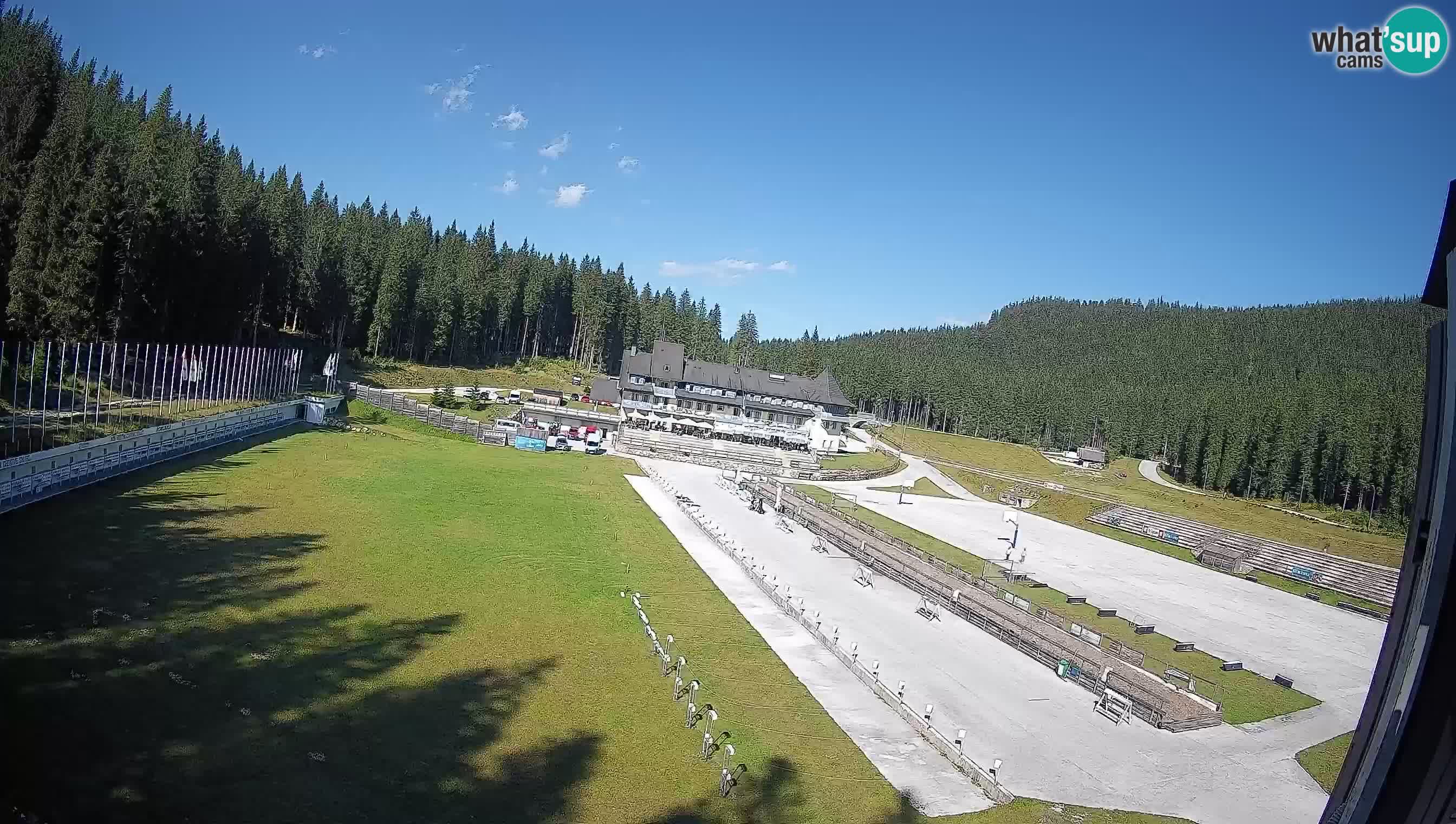 Web kamera Pokljuka – Biatlonski stadion Rudno Polje