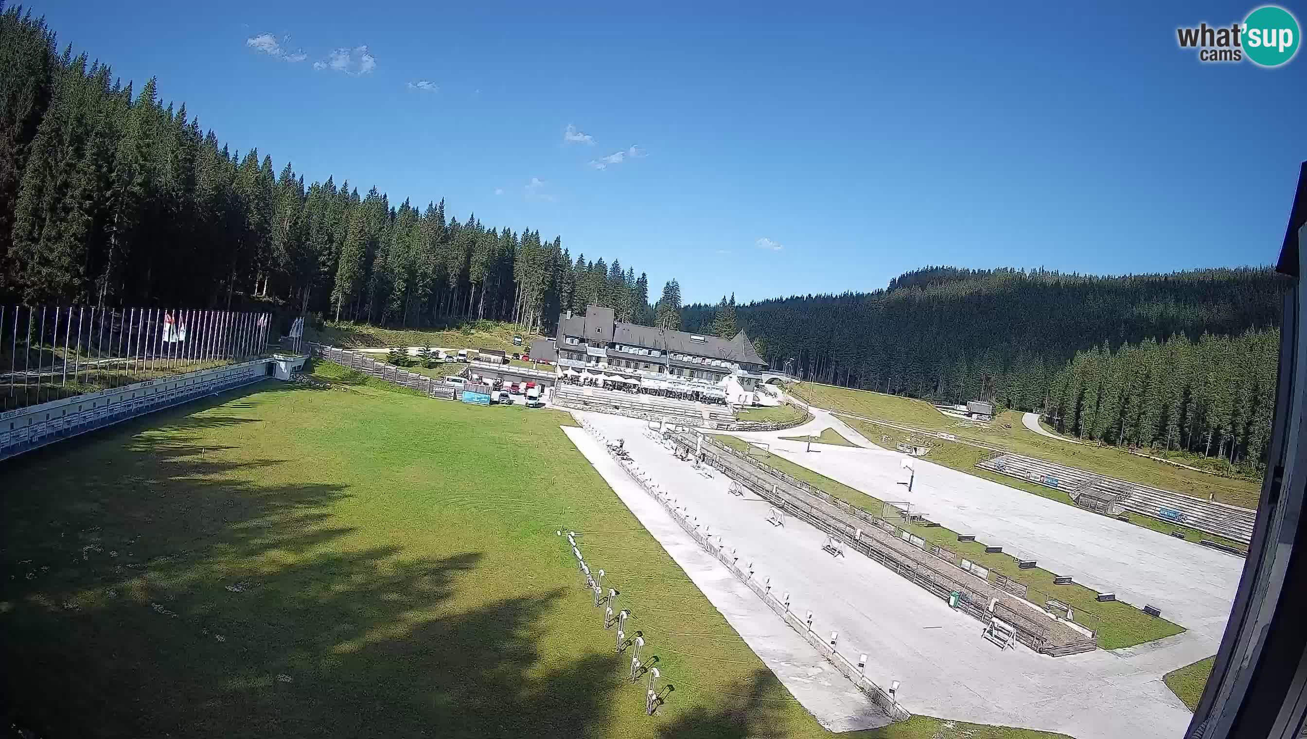 Webcam Pokljuka – Stade de biathlon de Rudno Polje