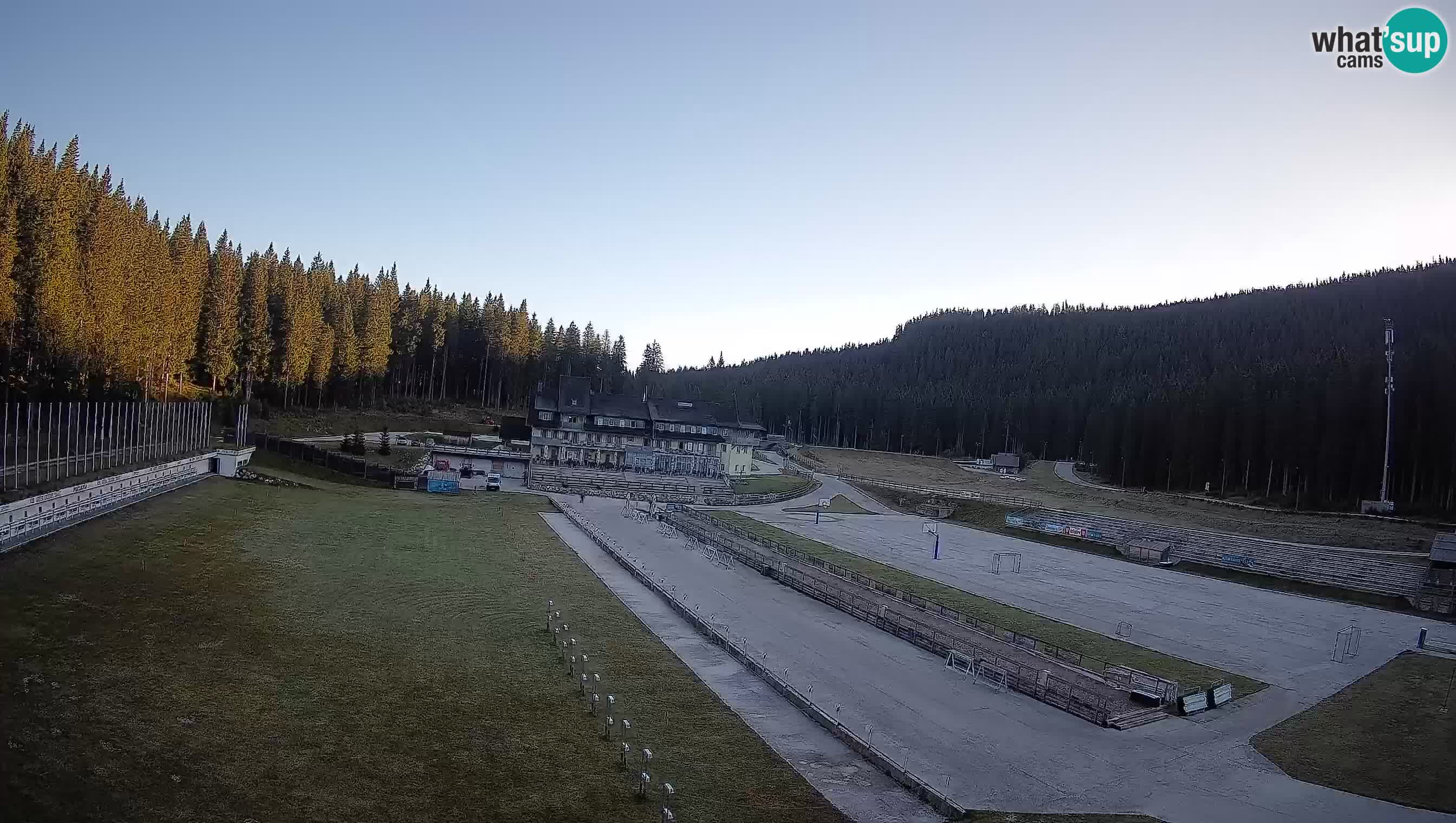Web kamera Pokljuka – Biatlonski stadion Rudno Polje