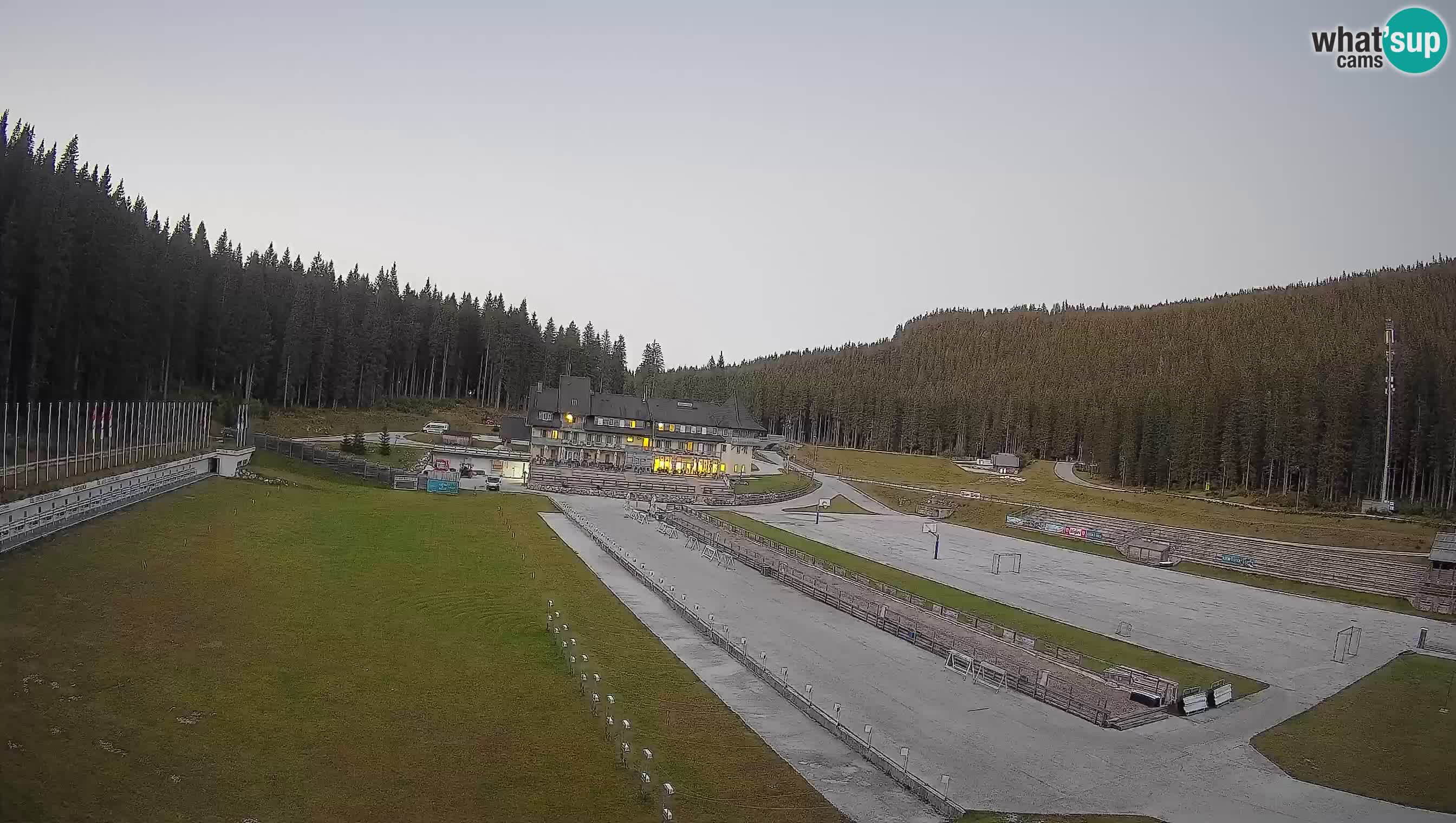 Web kamera Pokljuka – Biatlonski stadion Rudno Polje