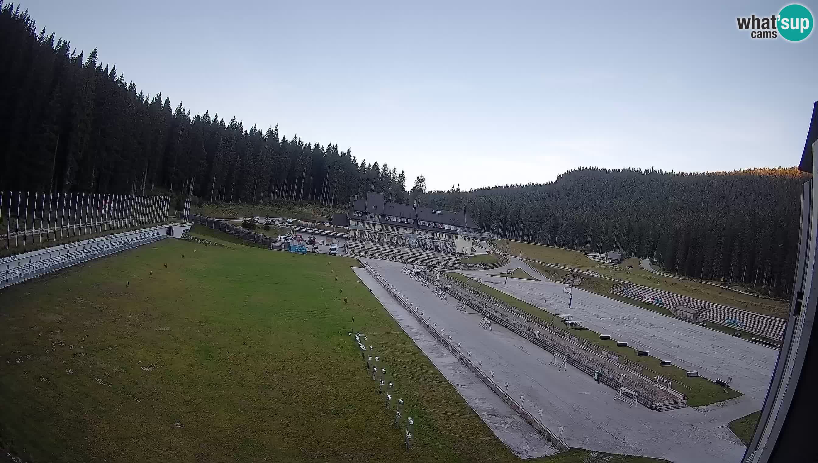 Web kamera Pokljuka – Biatlonski stadion Rudno Polje