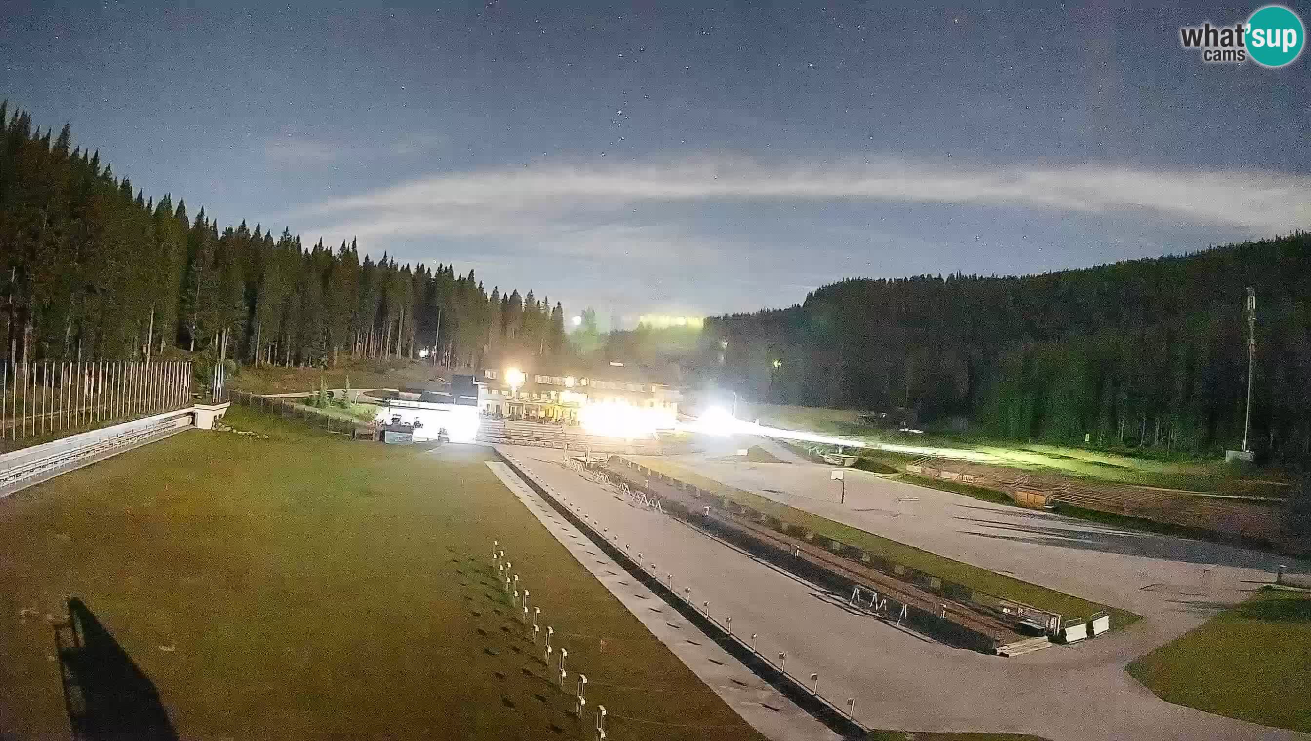 Spletna kamera Pokljuka – Biatlonski stadion Rudno Polje