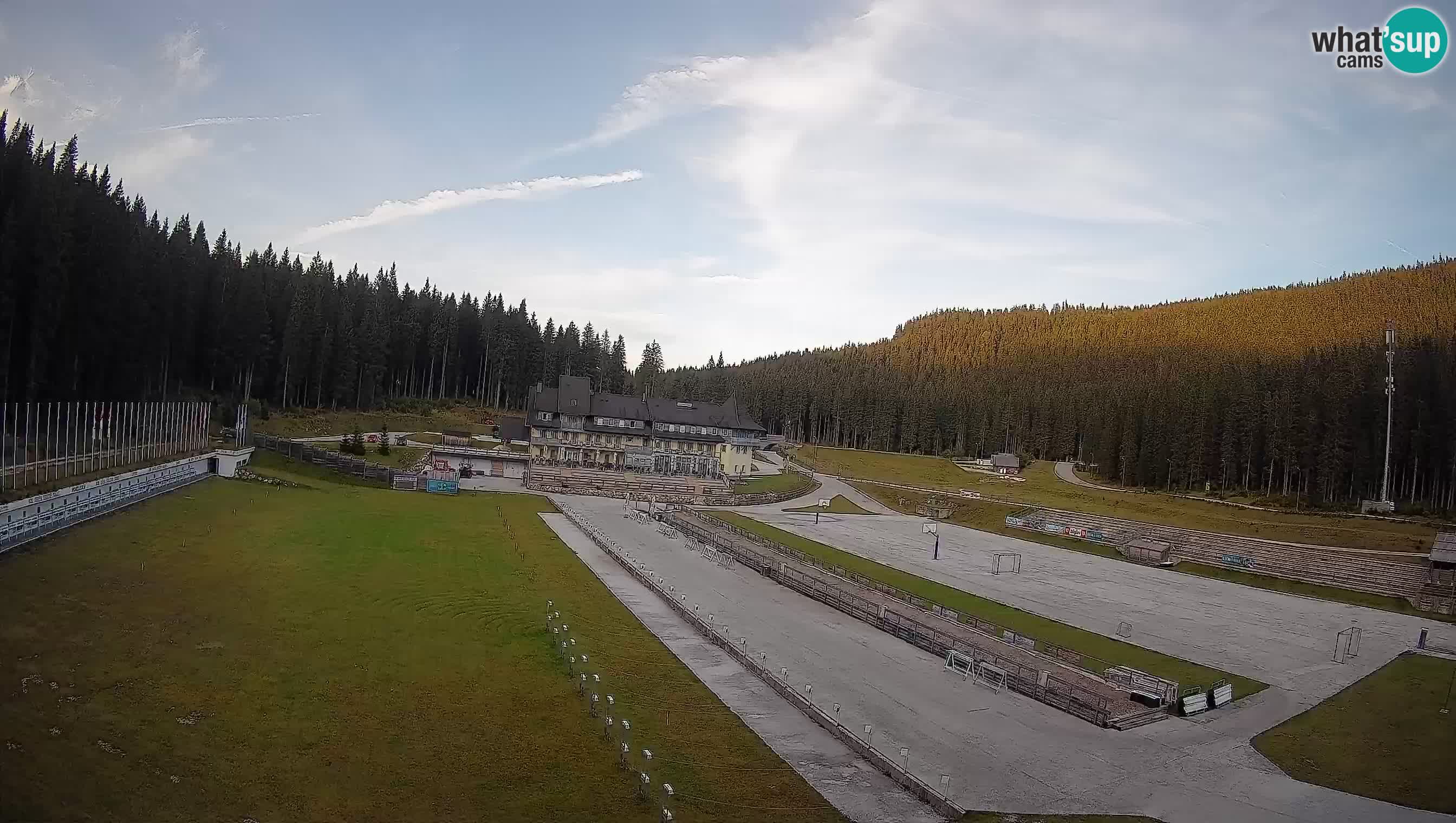 Web kamera Pokljuka – Biatlonski stadion Rudno Polje