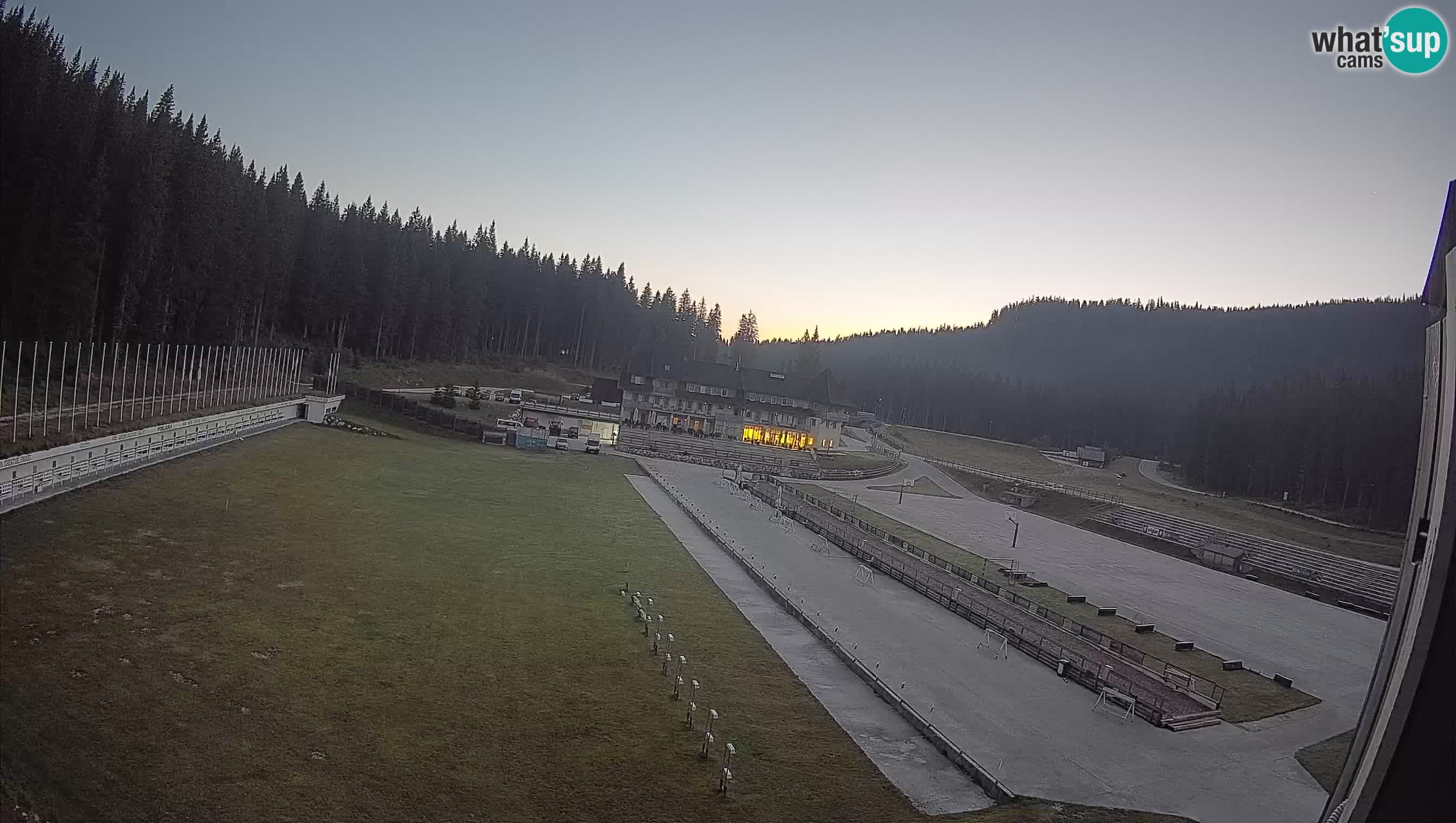 Webcam Pokljuka – Stade de biathlon de Rudno Polje