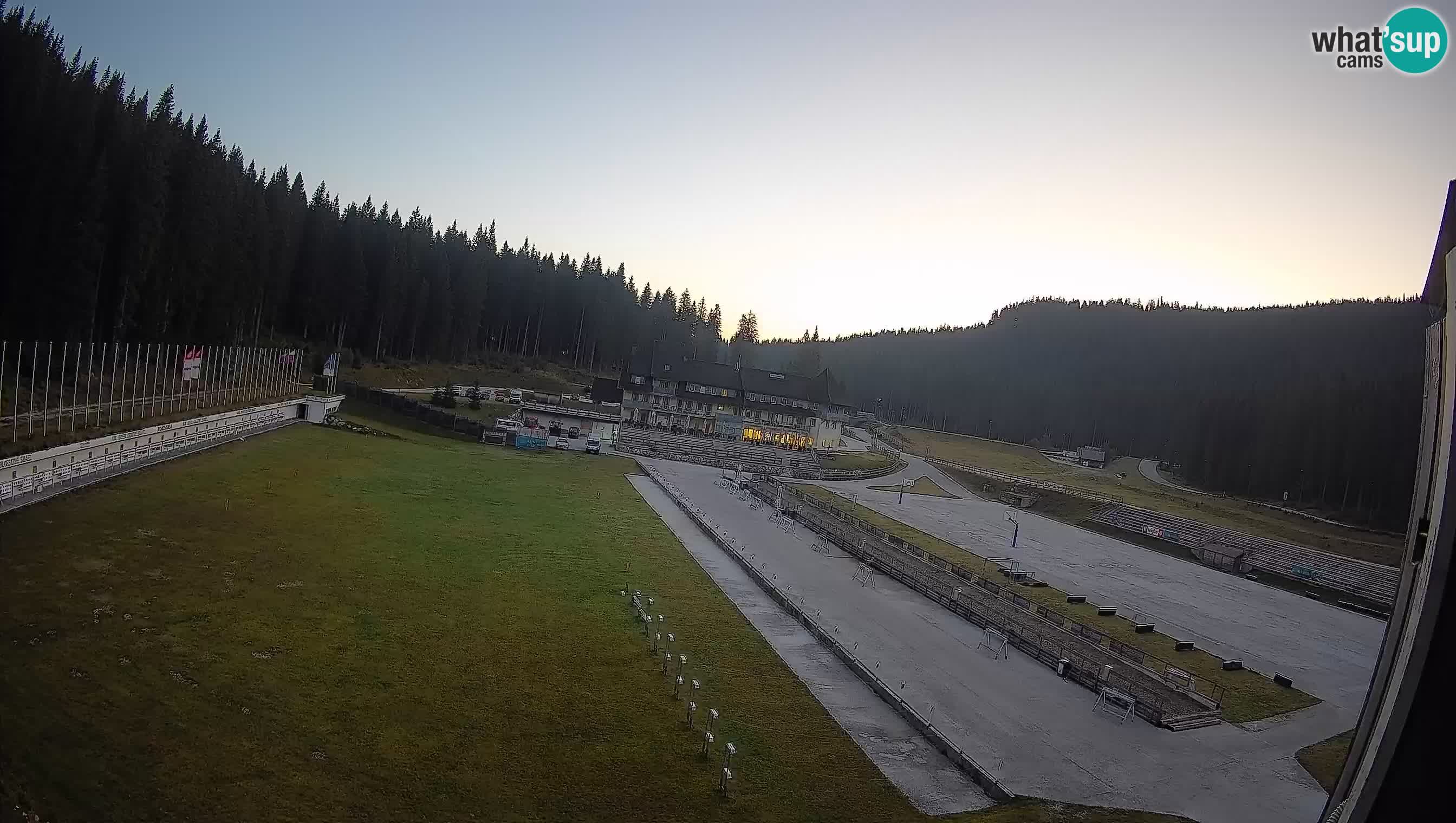 Webcam Pokljuka – Stade de biathlon de Rudno Polje
