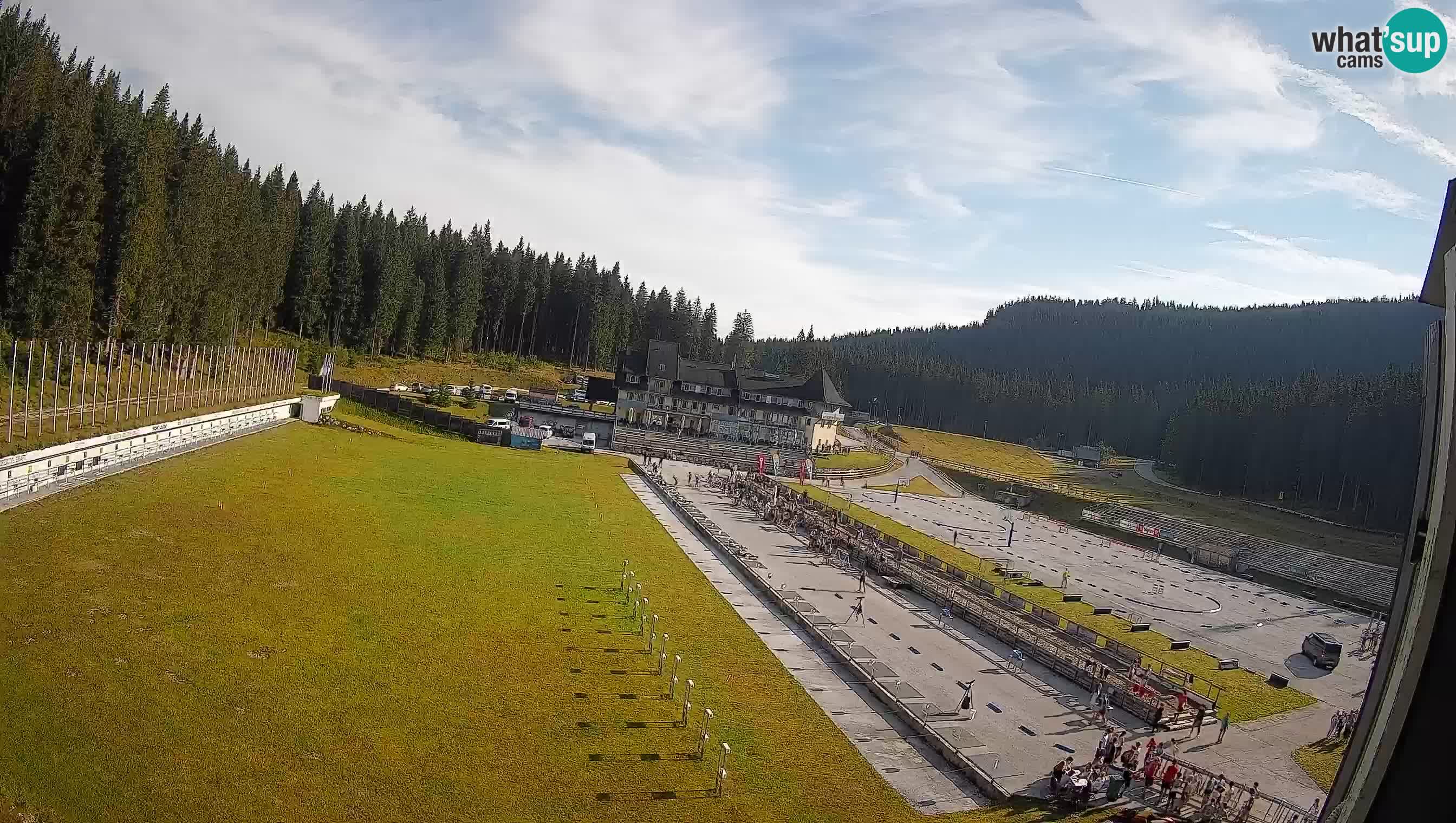 Spletna kamera Pokljuka – Biatlonski stadion Rudno Polje