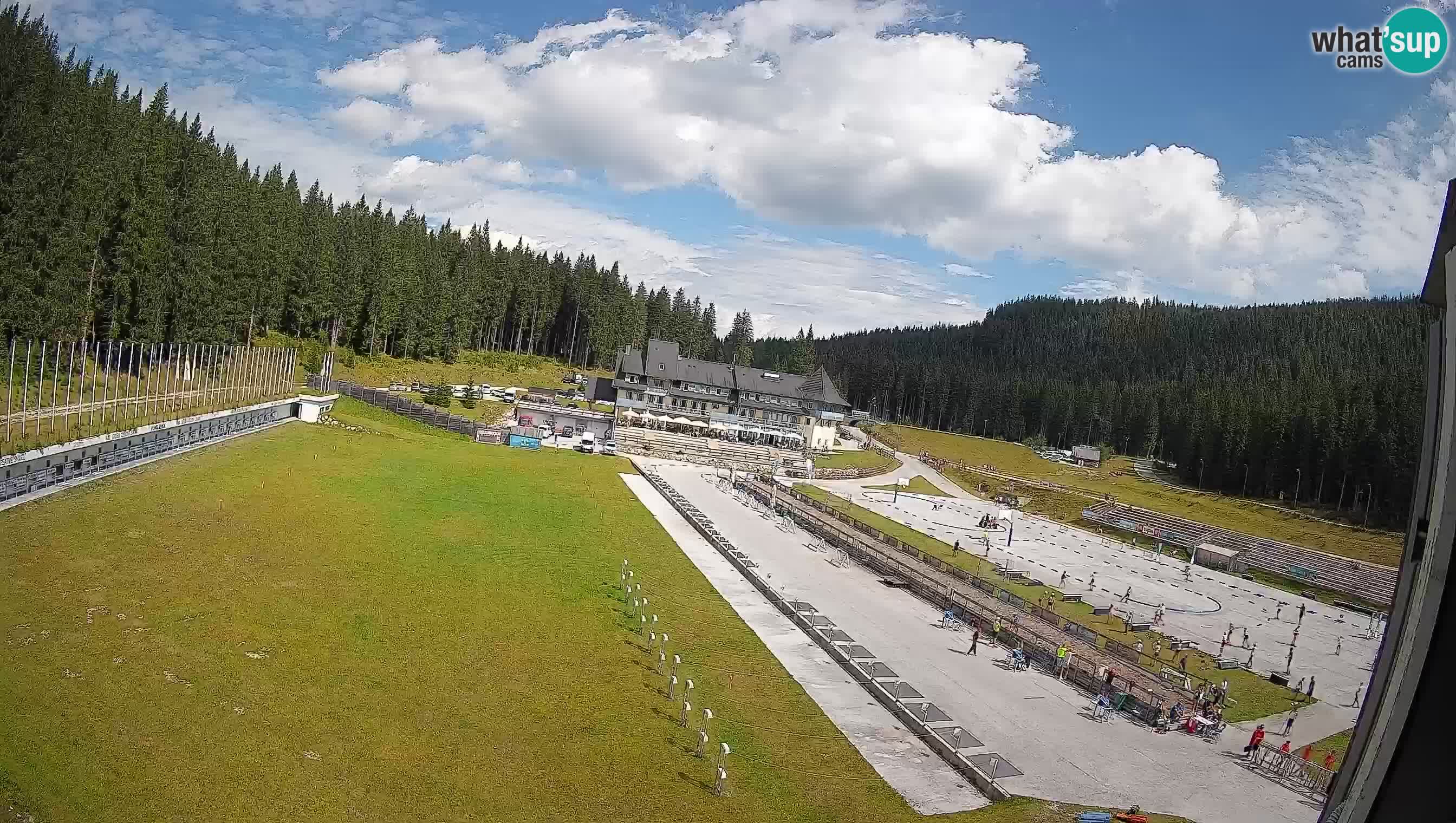 Web kamera Pokljuka – Biatlonski stadion Rudno Polje