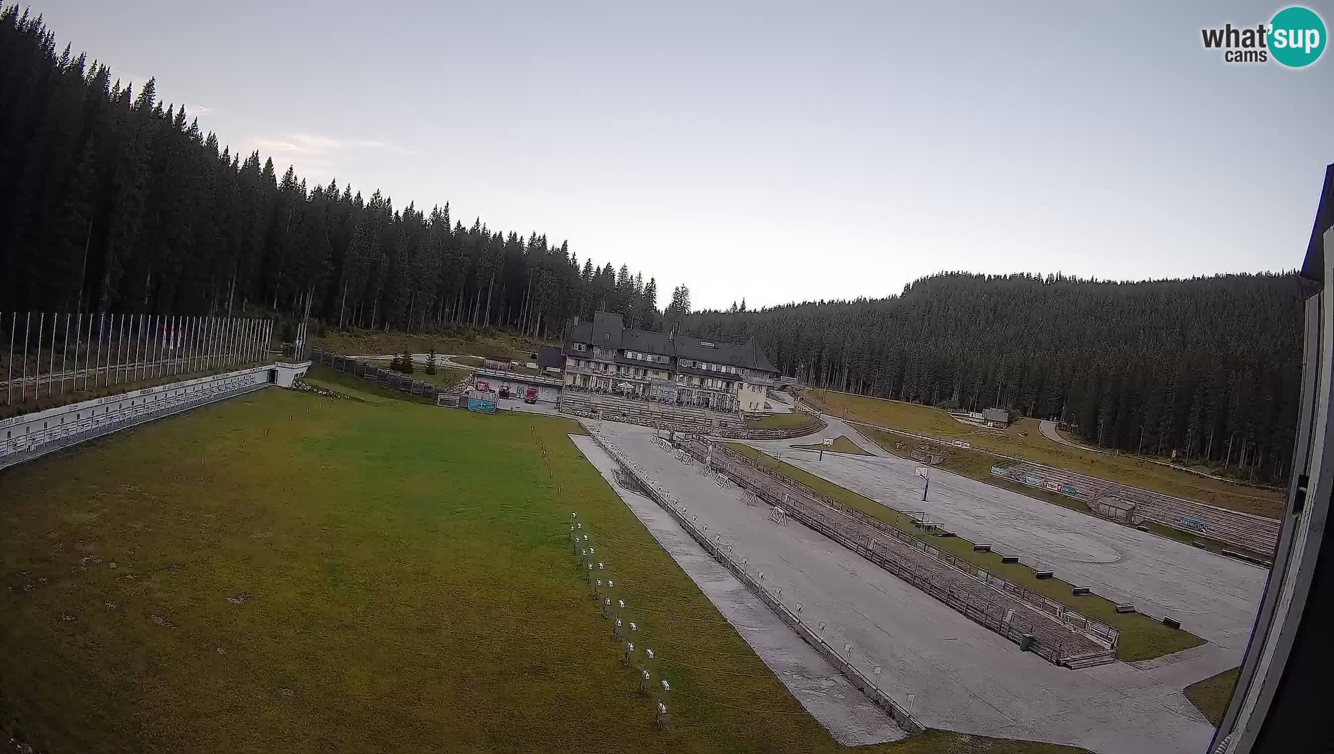 Spletna kamera Pokljuka – Biatlonski stadion Rudno Polje
