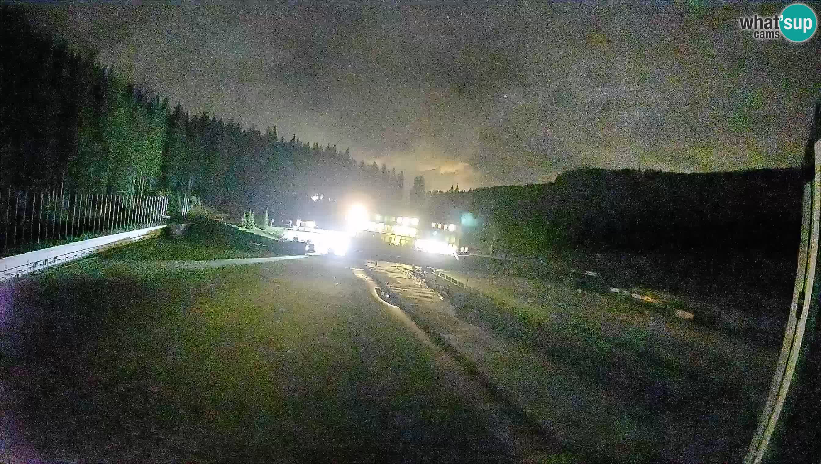 Spletna kamera Pokljuka – Biatlonski stadion Rudno Polje