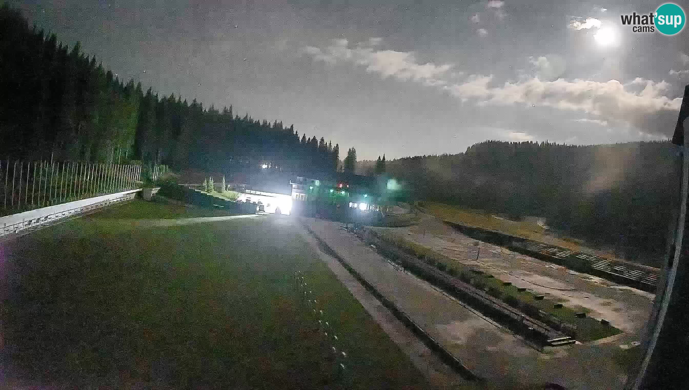 Spletna kamera Pokljuka – Biatlonski stadion Rudno Polje