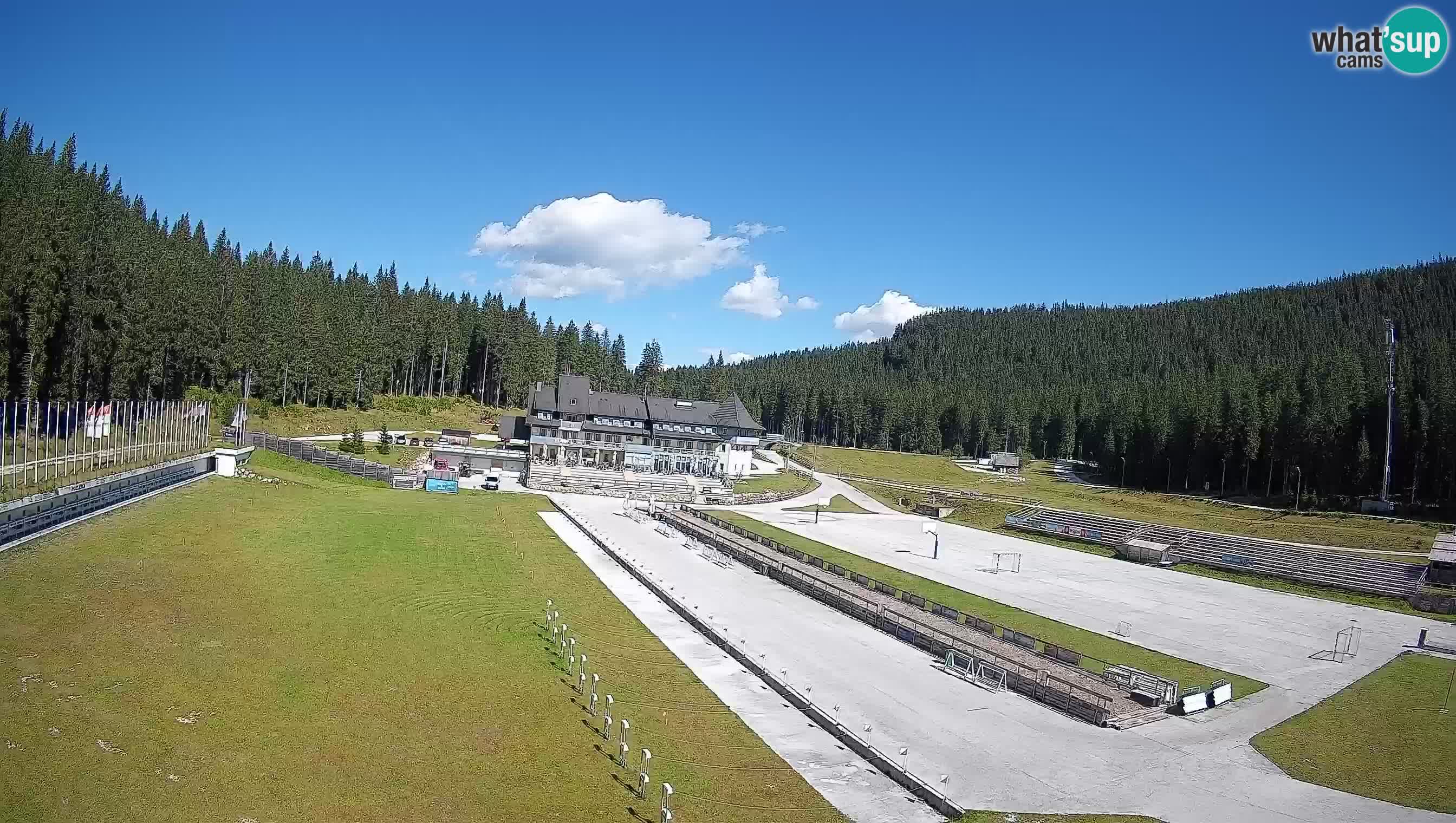 Webcam Pokljuka – Biathlon-Stadion Rudno Polje