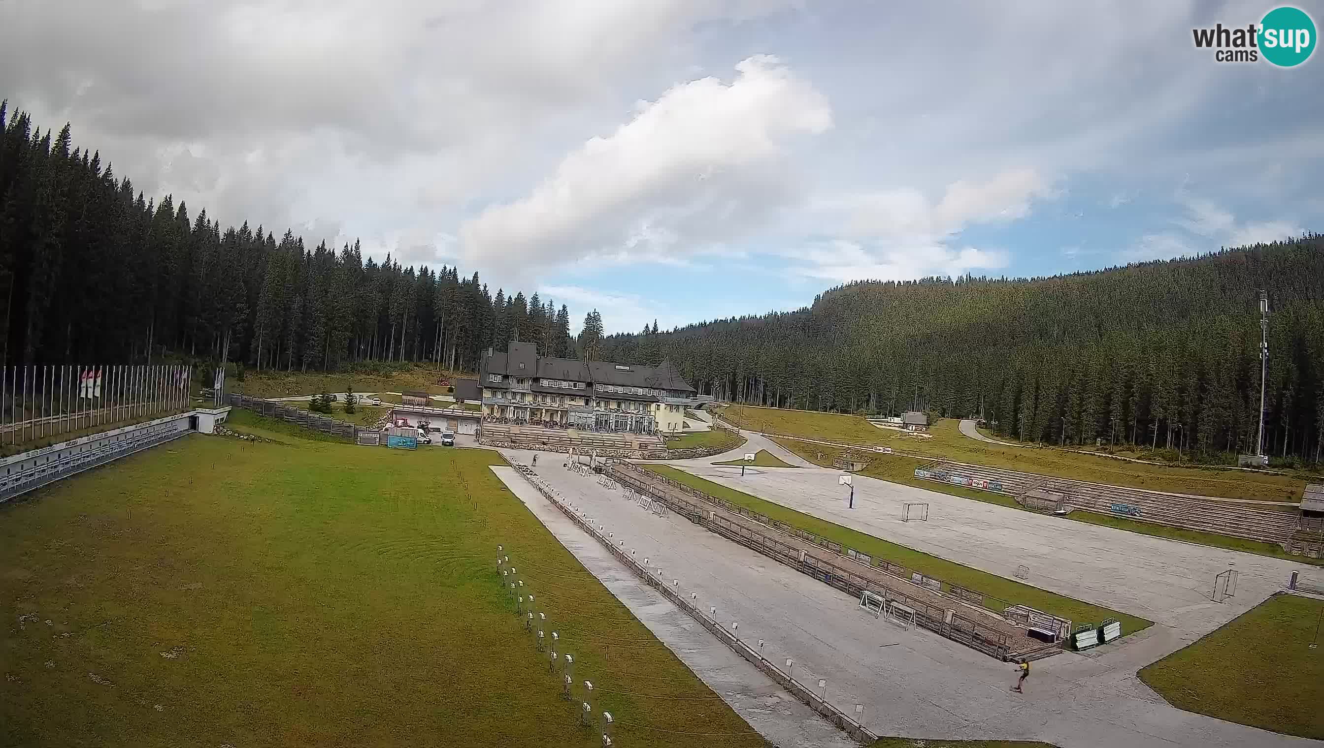 Web kamera Pokljuka – Biatlonski stadion Rudno Polje