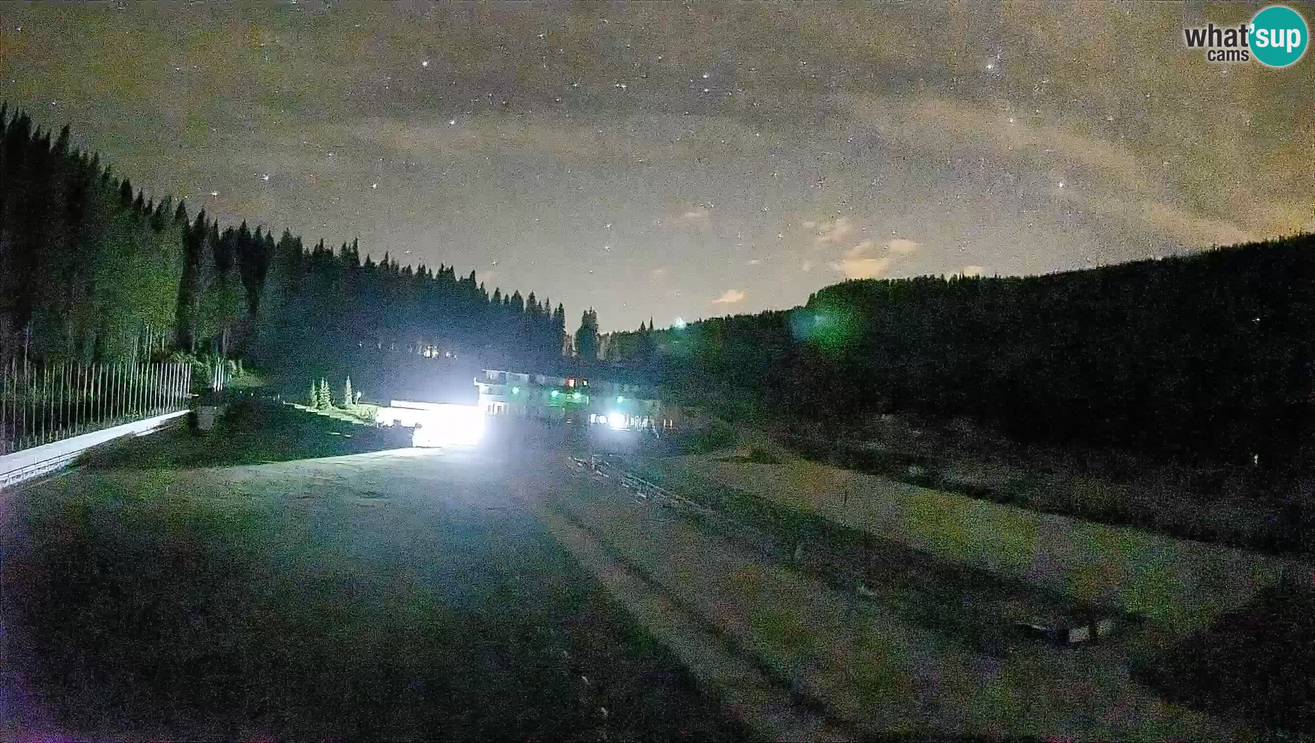 Spletna kamera Pokljuka – Biatlonski stadion Rudno Polje