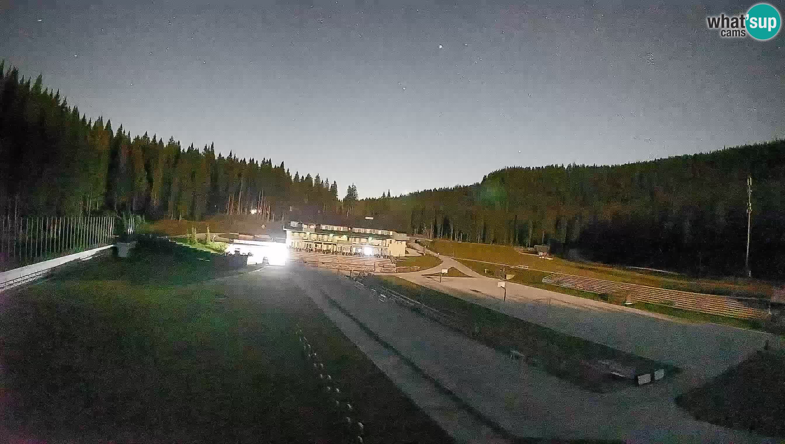 Web kamera Pokljuka – Biatlonski stadion Rudno Polje