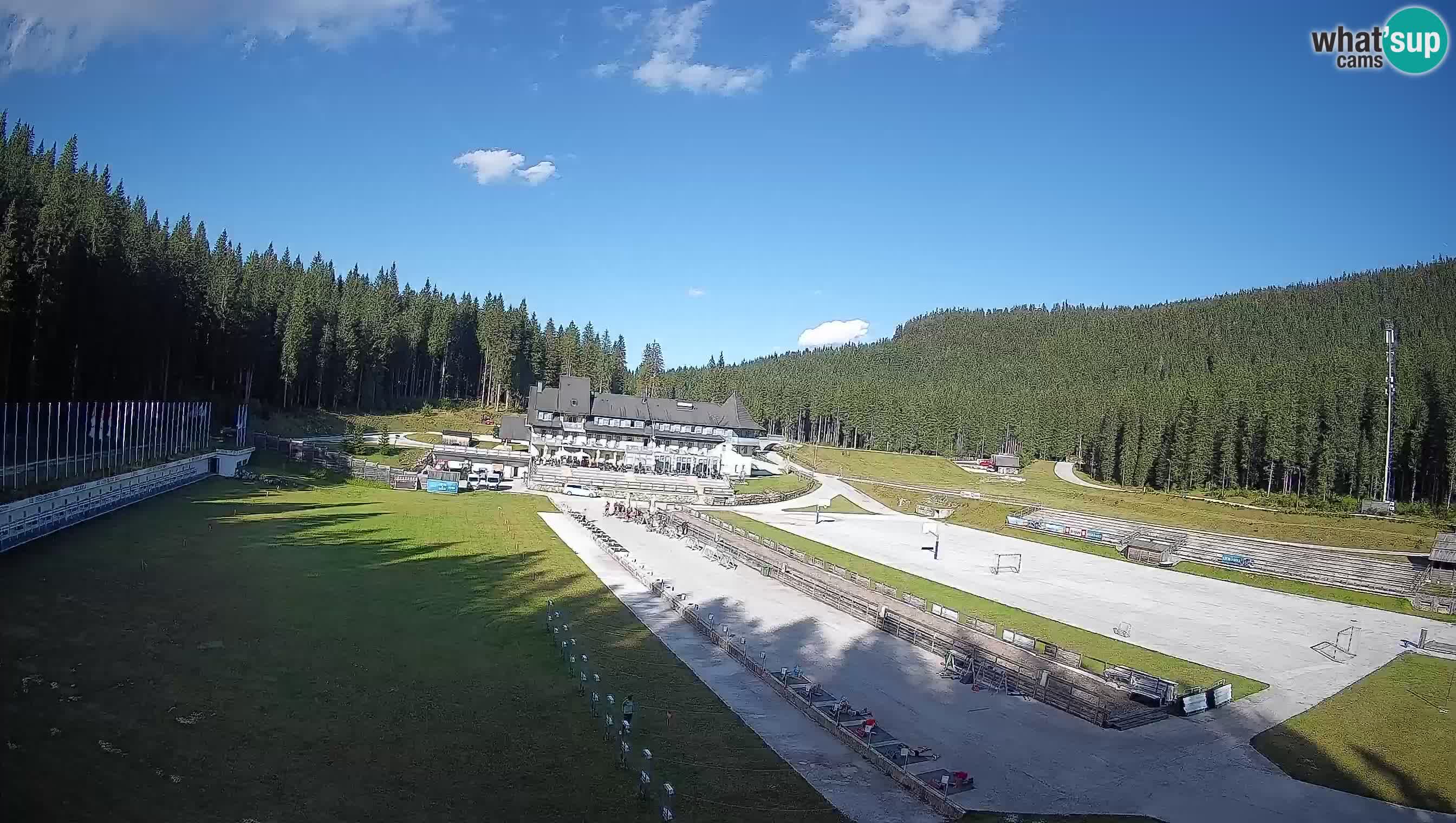 Webcam Pokljuka – Biathlon-Stadion Rudno Polje