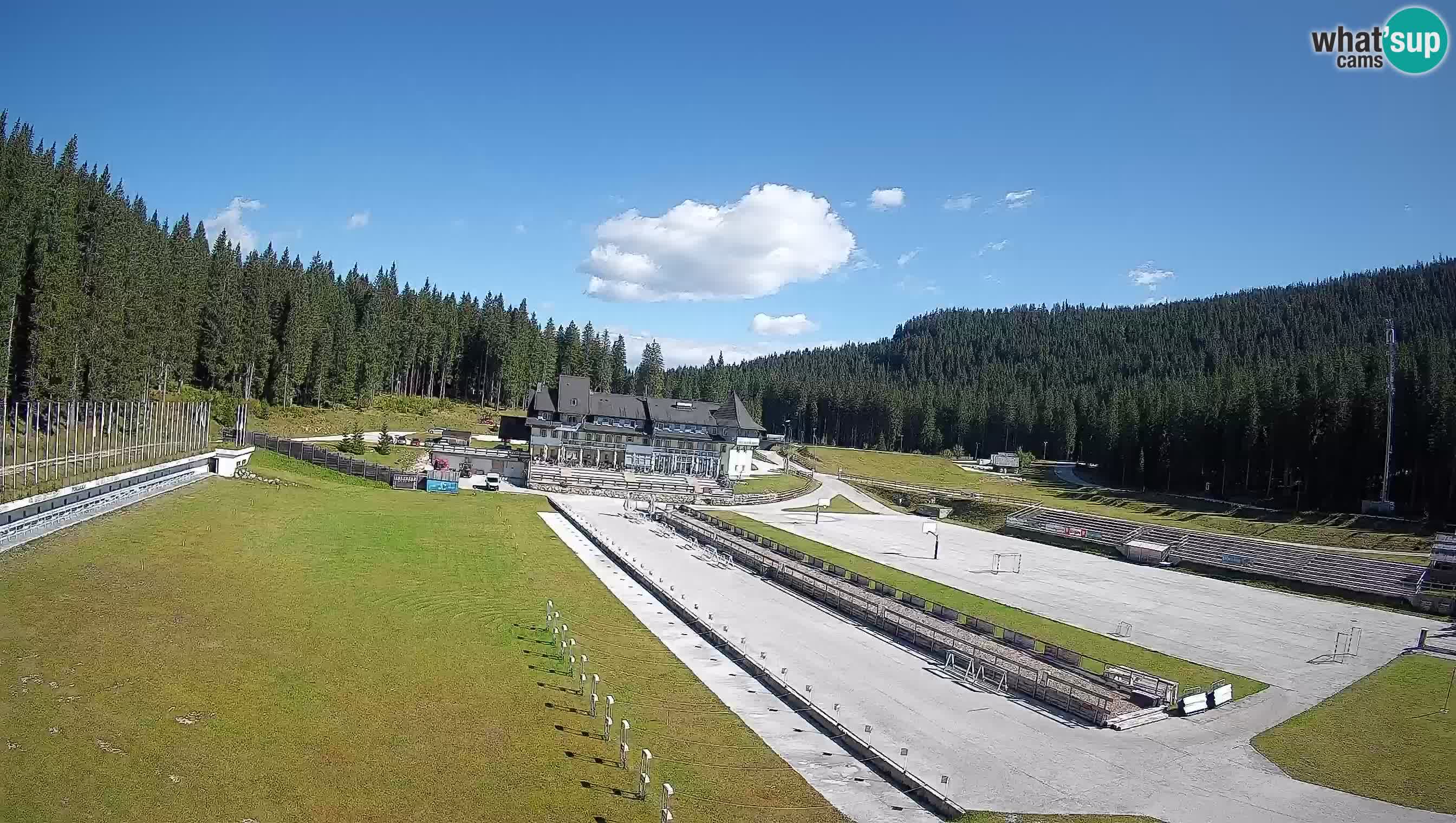 Web kamera Pokljuka – Biatlonski stadion Rudno Polje