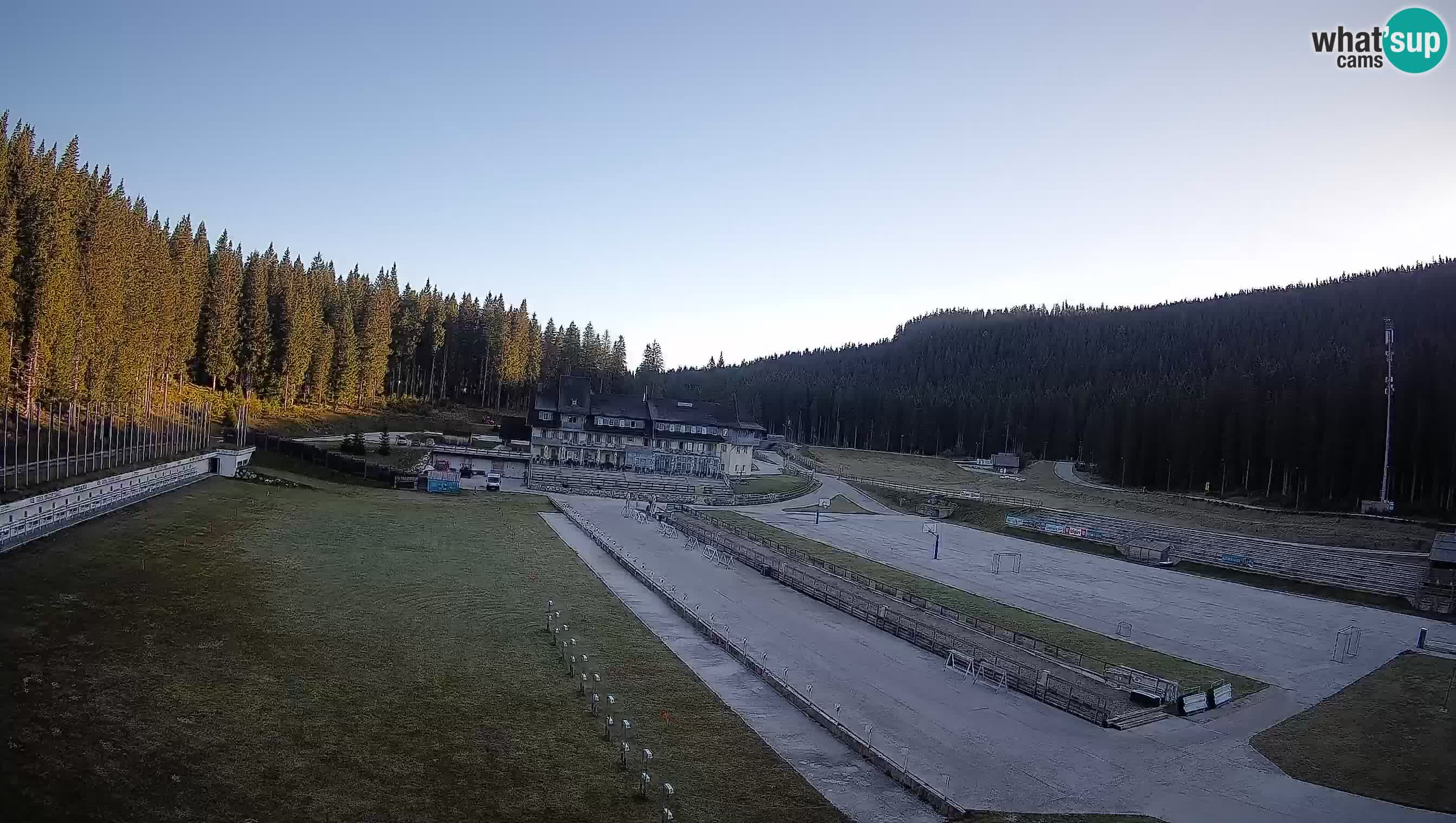 Spletna kamera Pokljuka – Biatlonski stadion Rudno Polje