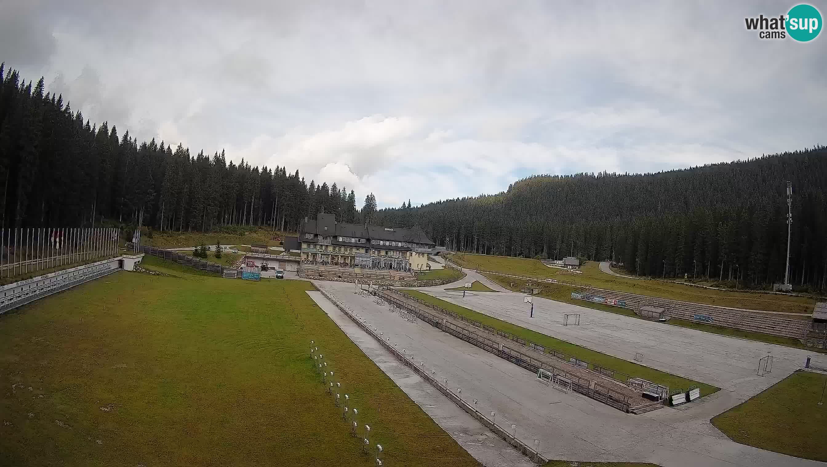 Webcam Pokljuka – Stade de biathlon de Rudno Polje