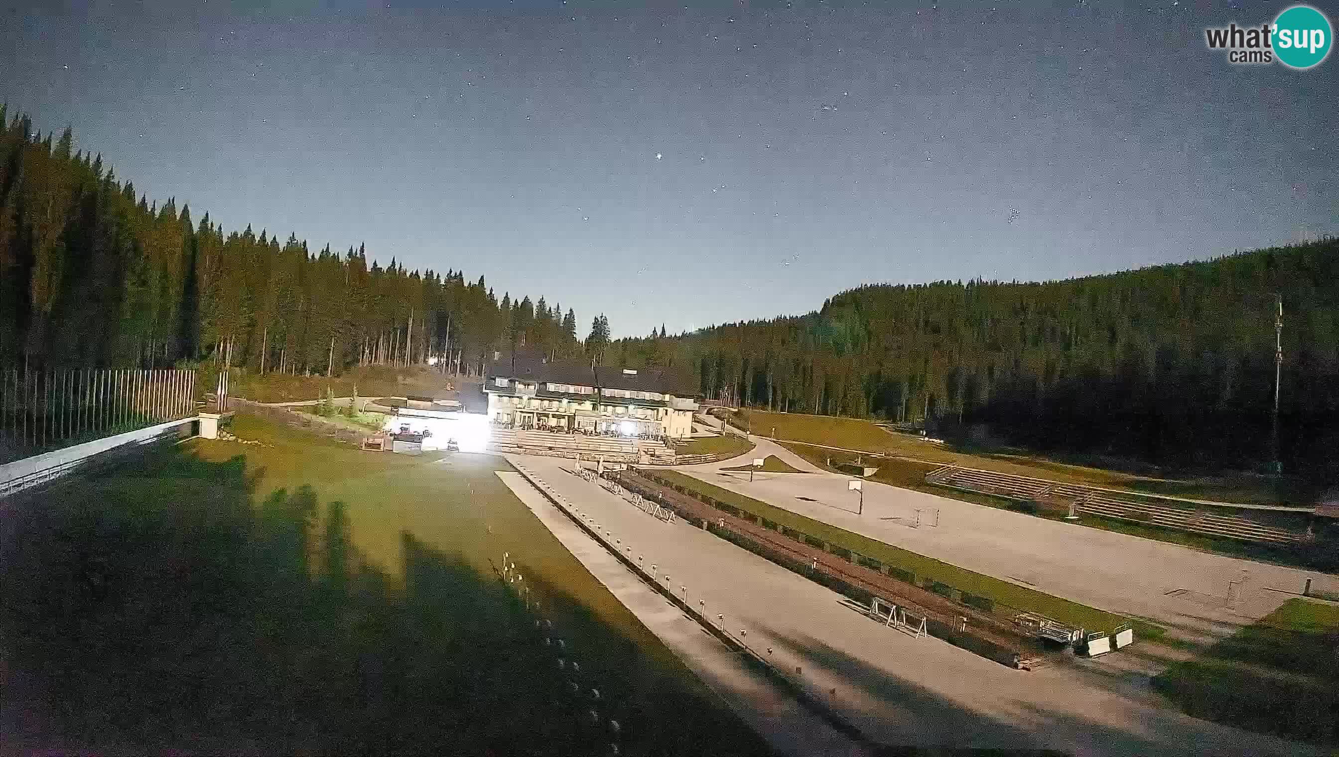 Web kamera Pokljuka – Biatlonski stadion Rudno Polje