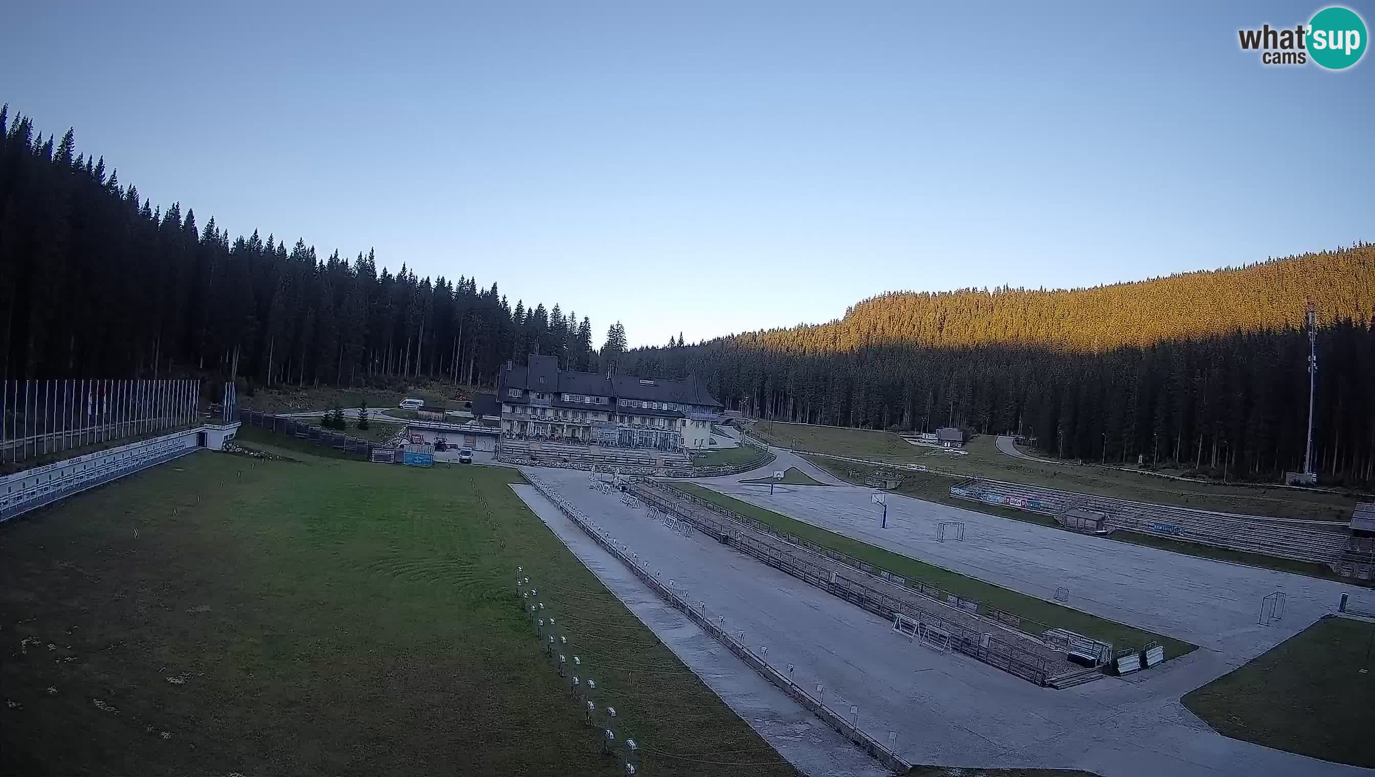 Webcam Pokljuka – Biathlon-Stadion Rudno Polje