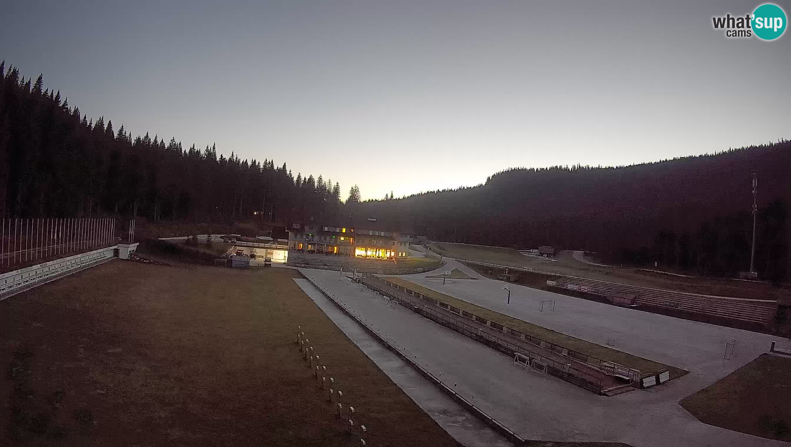 Webcam Pokljuka – Estadio de Biatlón de Rudno Polje