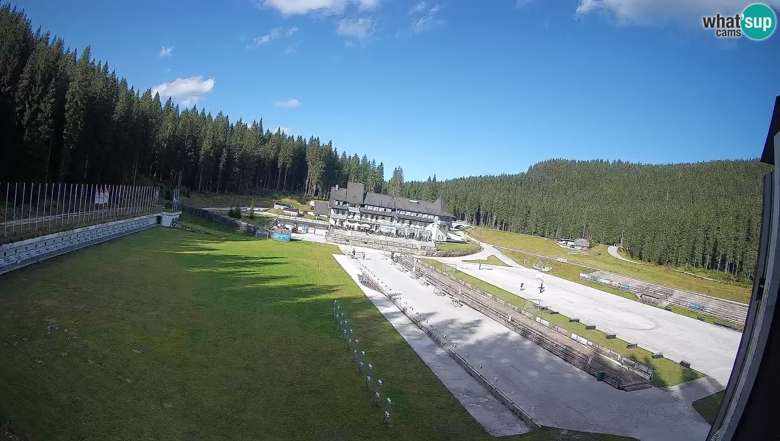 Web kamera Pokljuka – Biatlonski stadion Rudno Polje