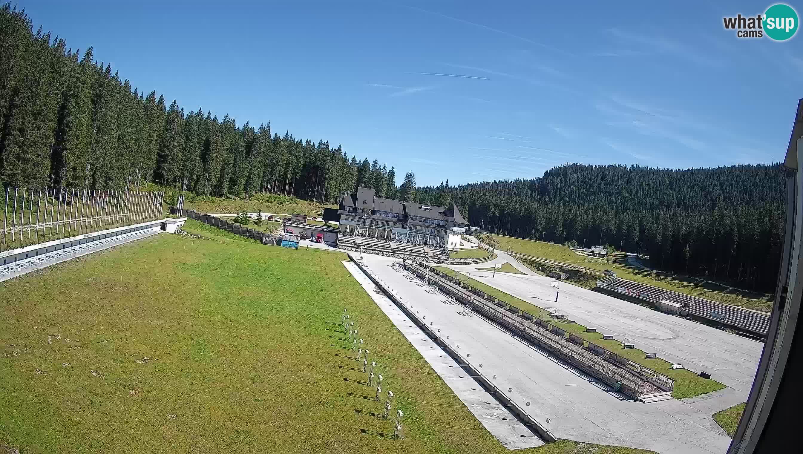 Web kamera Pokljuka – Biatlonski stadion Rudno Polje