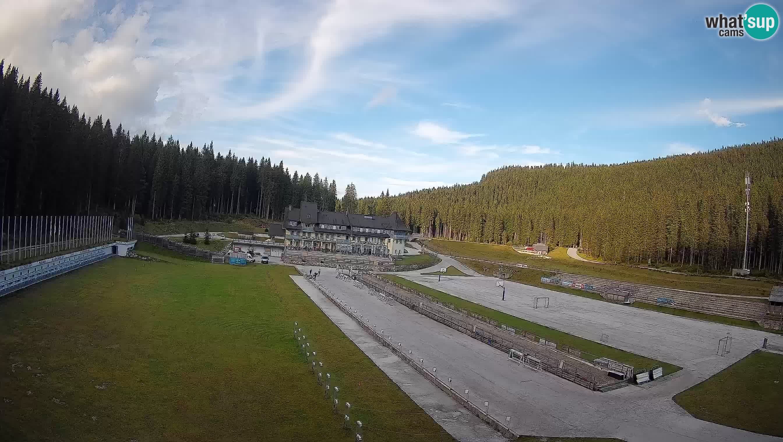 Spletna kamera Pokljuka – Biatlonski stadion Rudno Polje