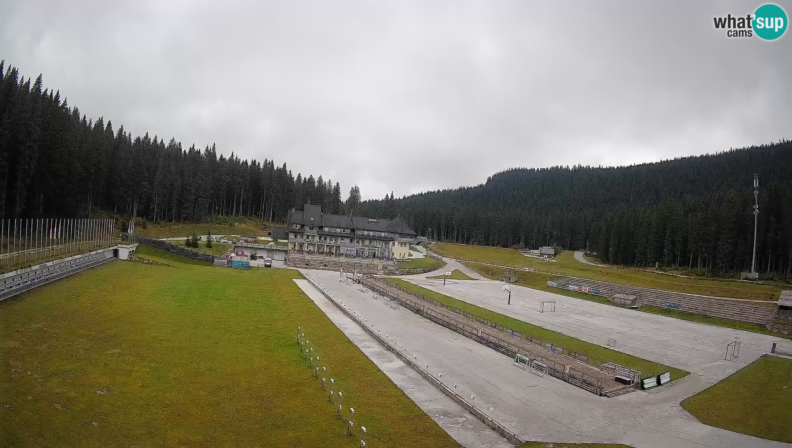 Spletna kamera Pokljuka – Biatlonski stadion Rudno Polje