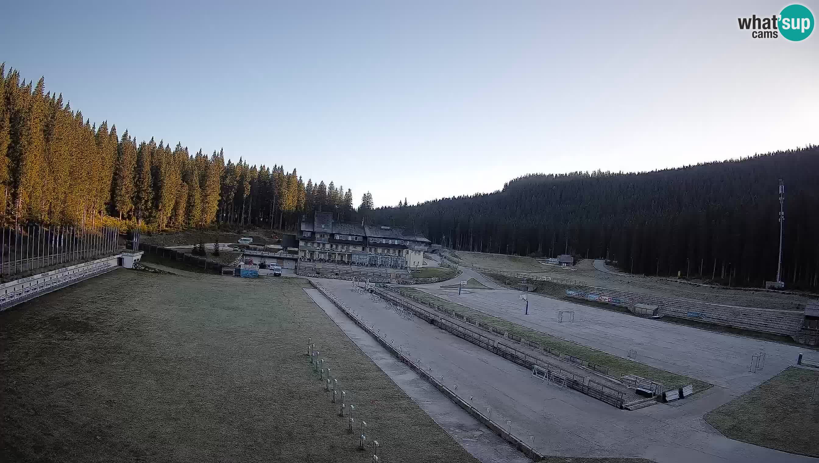 Spletna kamera Pokljuka – Biatlonski stadion Rudno Polje