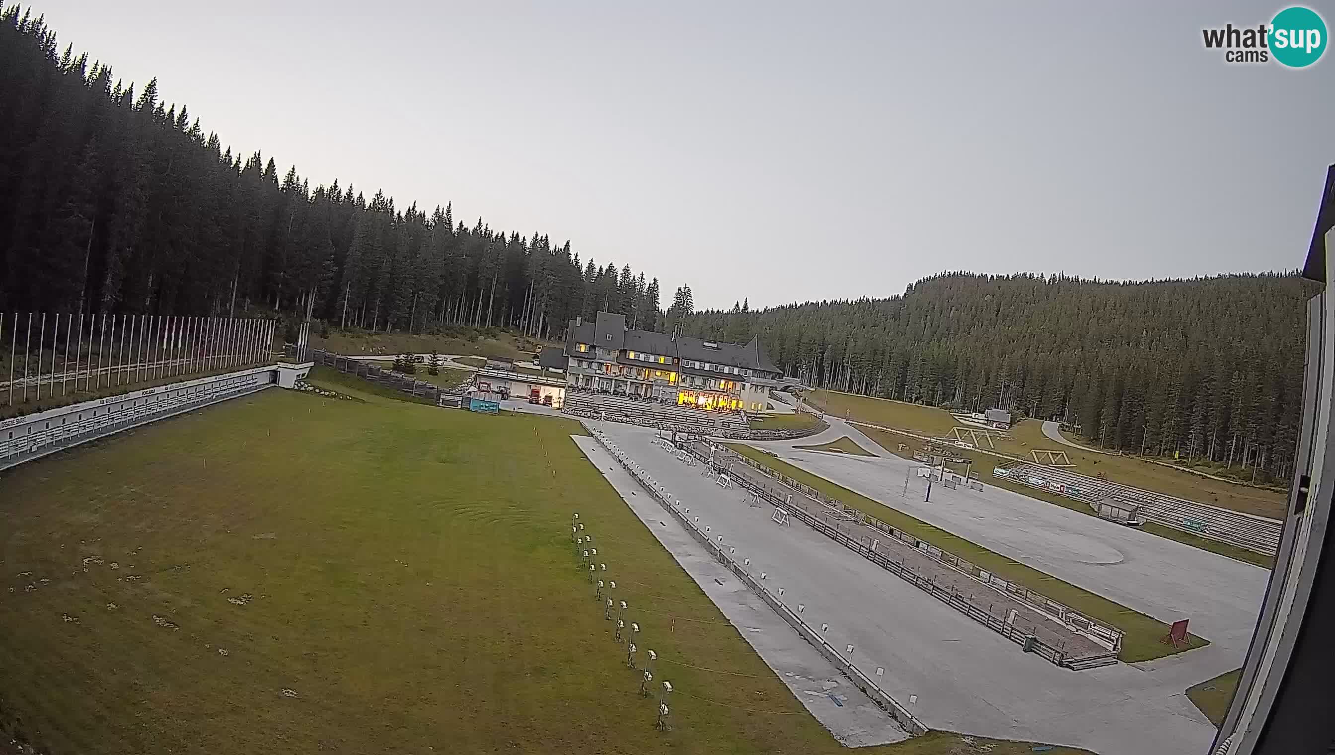 Webcam Pokljuka – Estadio de Biatlón de Rudno Polje