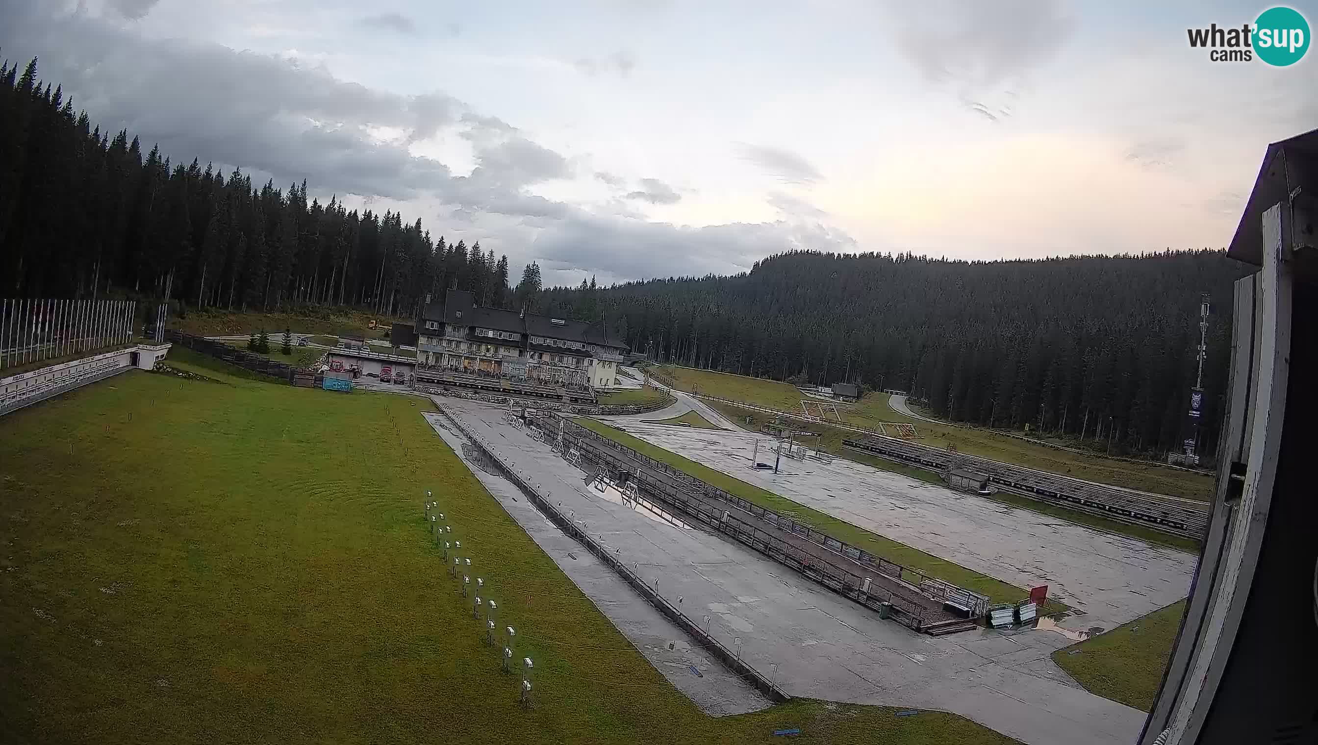 Spletna kamera Pokljuka – Biatlonski stadion Rudno Polje