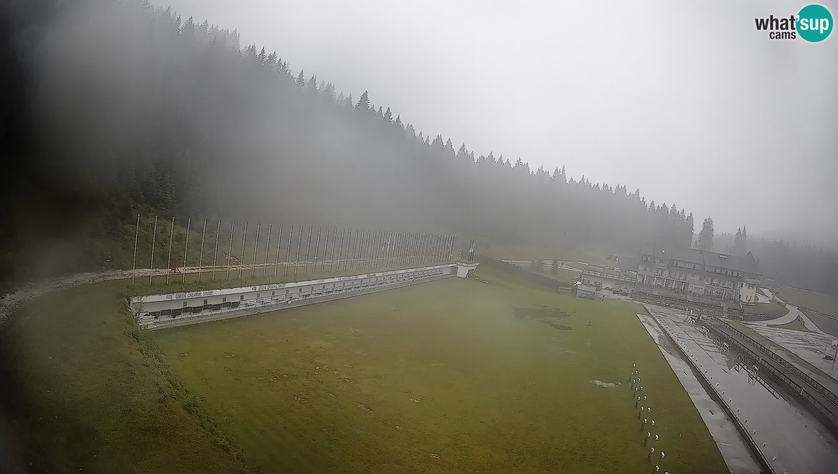 Web kamera Pokljuka – Biatlonski stadion Rudno Polje