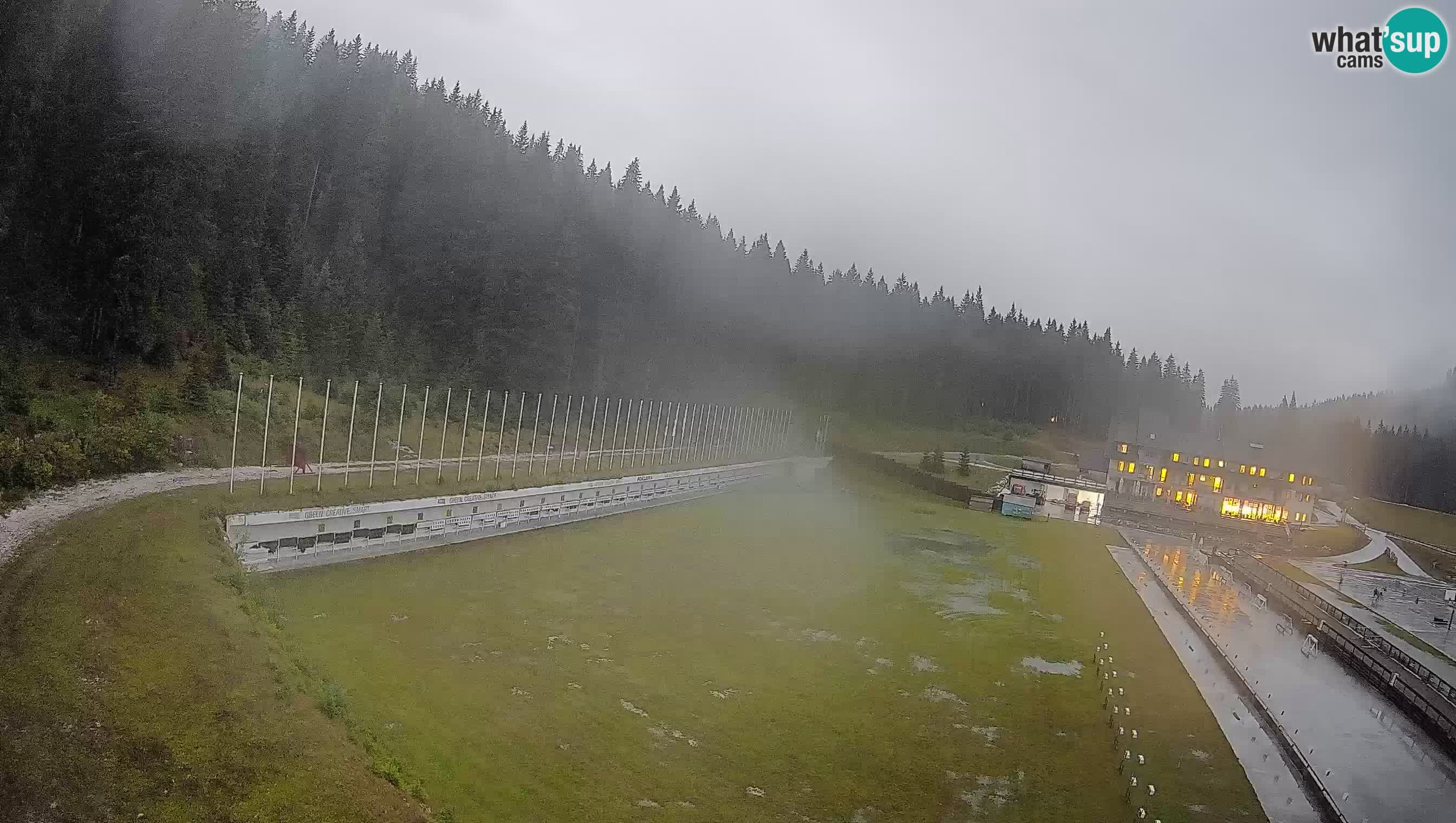 Spletna kamera Pokljuka – Biatlonski stadion Rudno Polje
