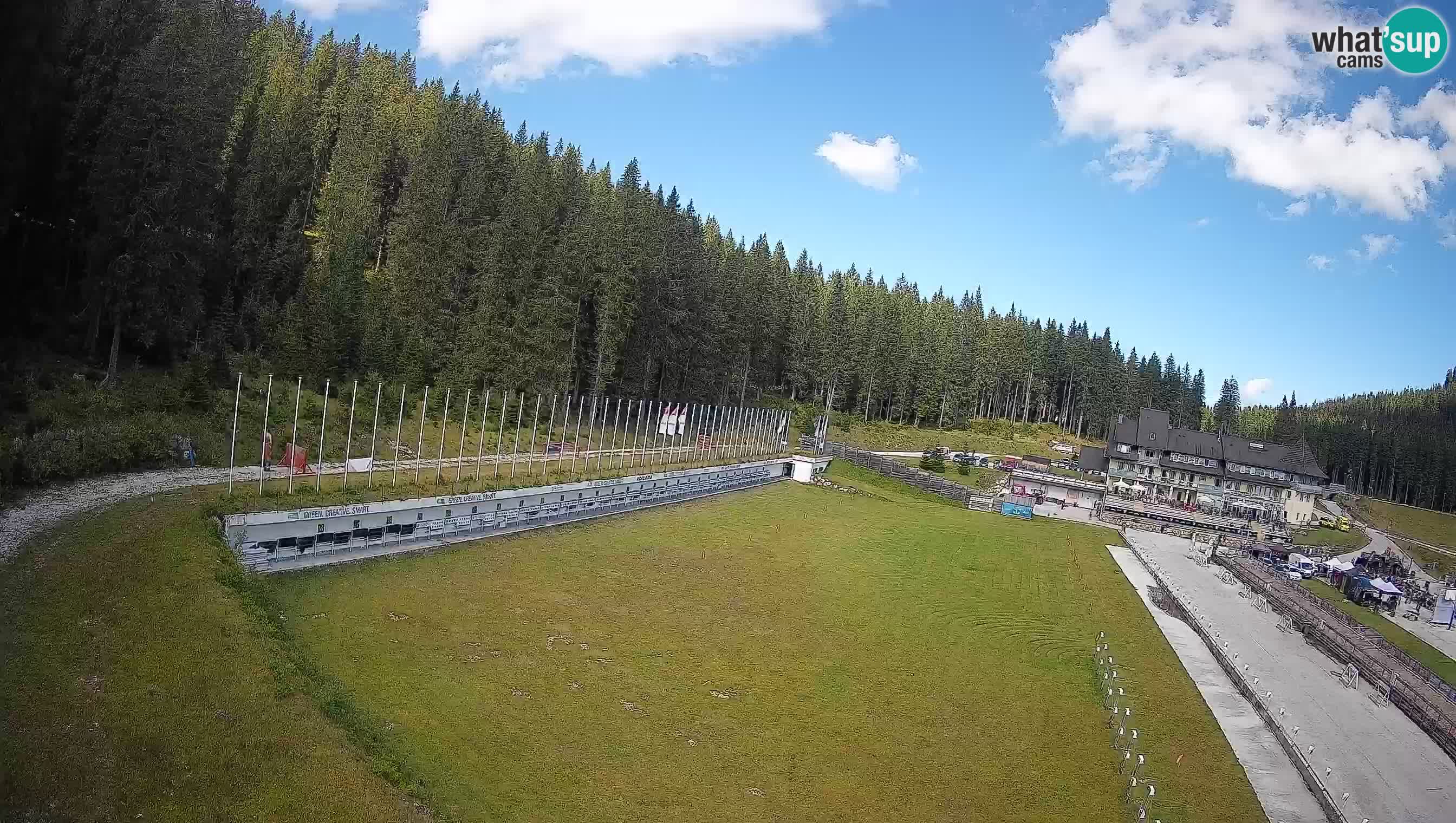 Webcam Pokljuka – Stade de biathlon de Rudno Polje