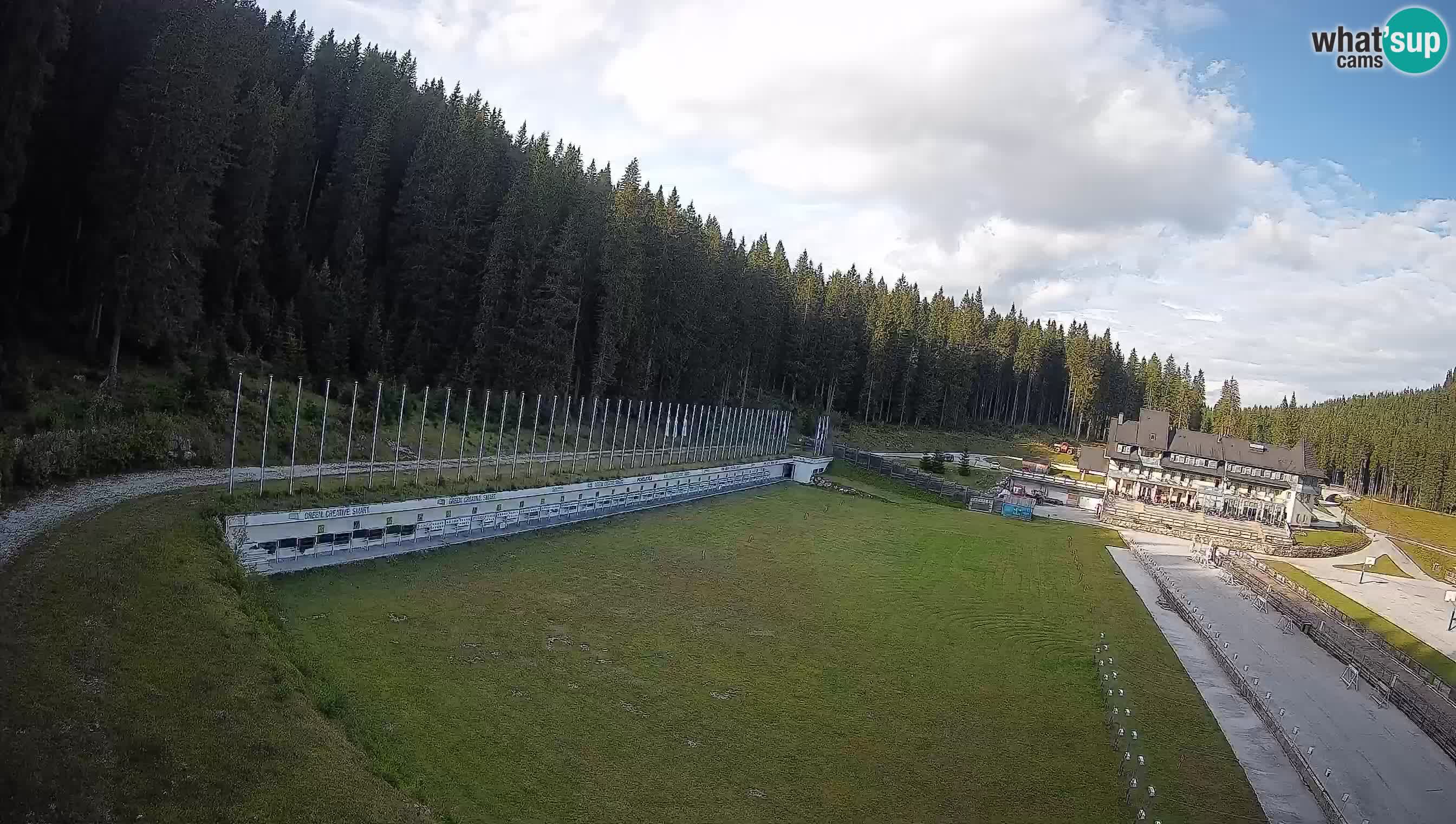 Spletna kamera Pokljuka – Biatlonski stadion Rudno Polje