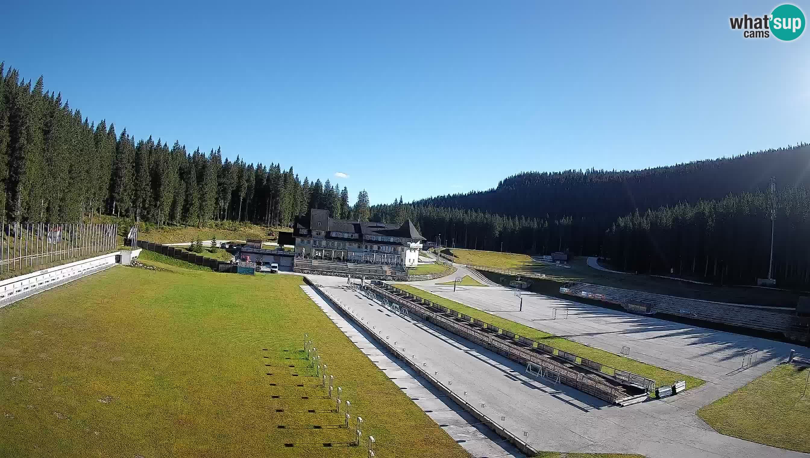 Webcam Pokljuka – Stade de biathlon de Rudno Polje