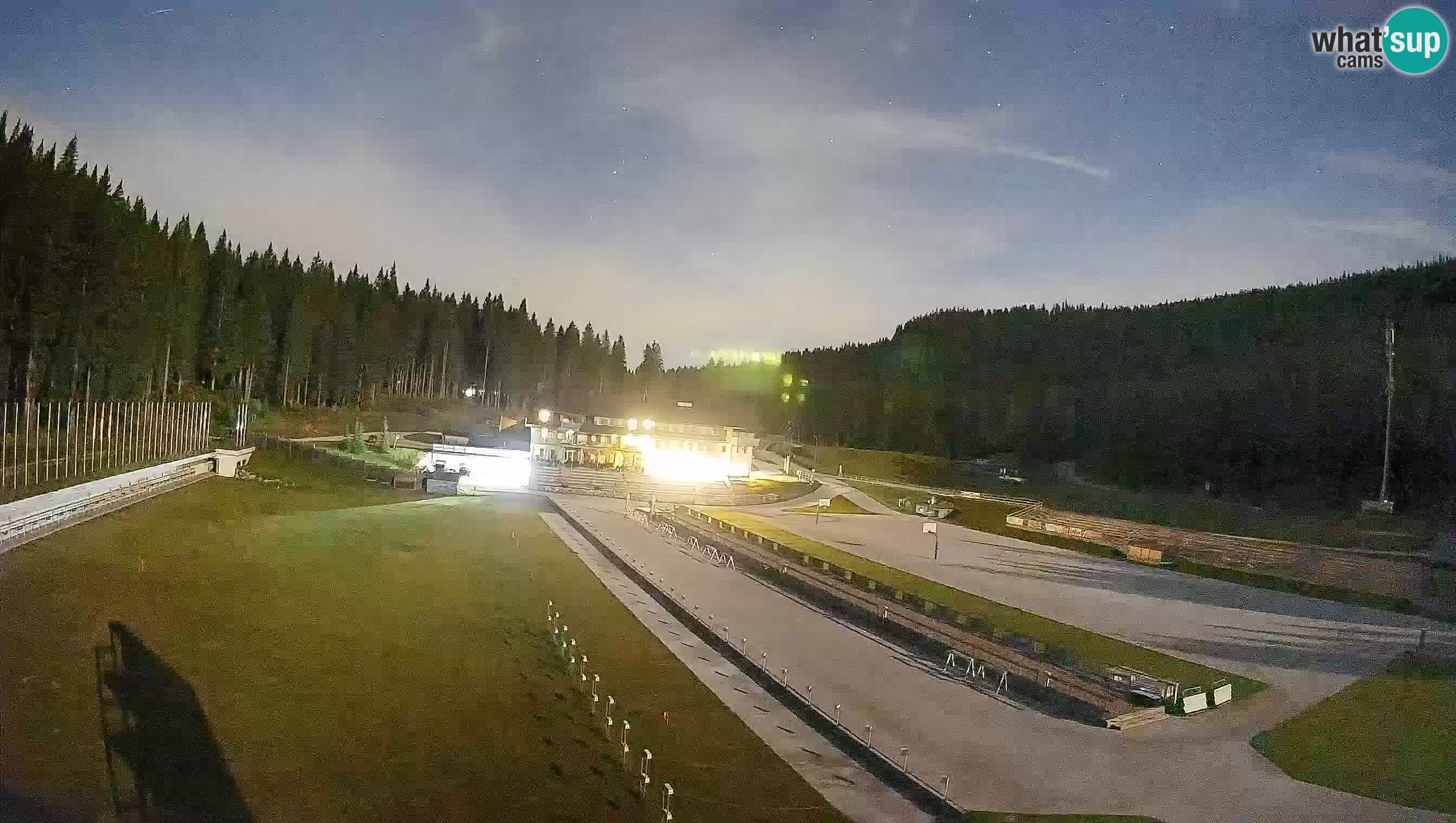 Web kamera Pokljuka – Biatlonski stadion Rudno Polje