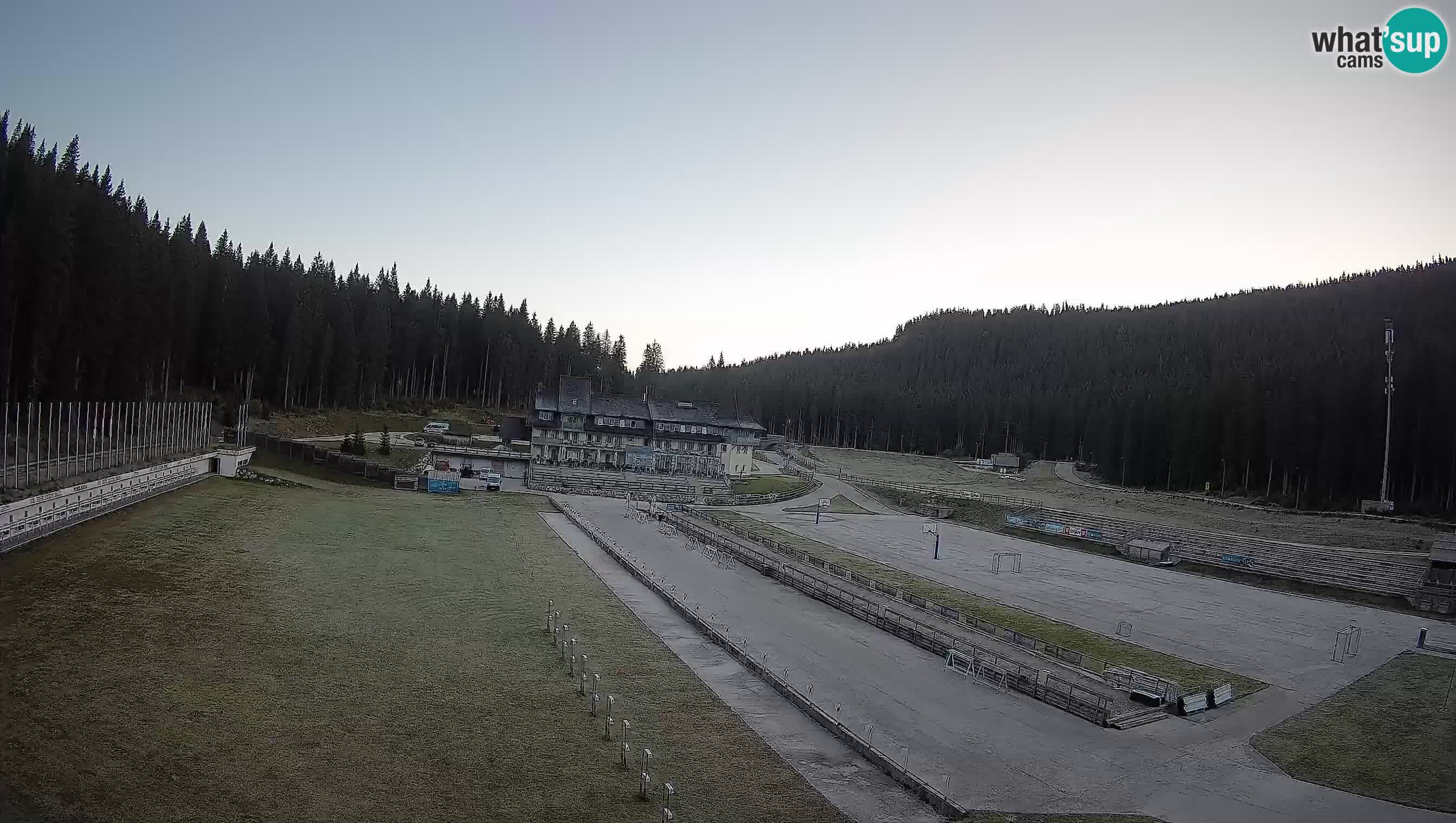 Spletna kamera Pokljuka – Biatlonski stadion Rudno Polje
