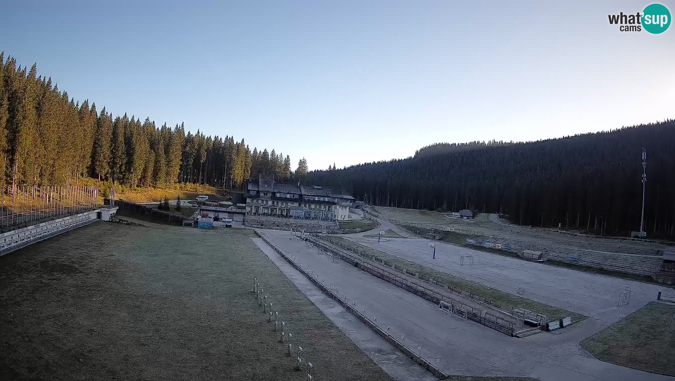 Spletna kamera Pokljuka – Biatlonski stadion Rudno Polje