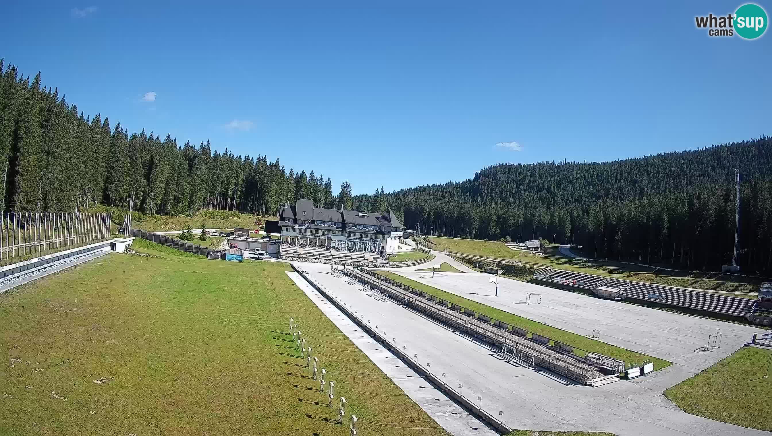Webcam Pokljuka – Stade de biathlon de Rudno Polje