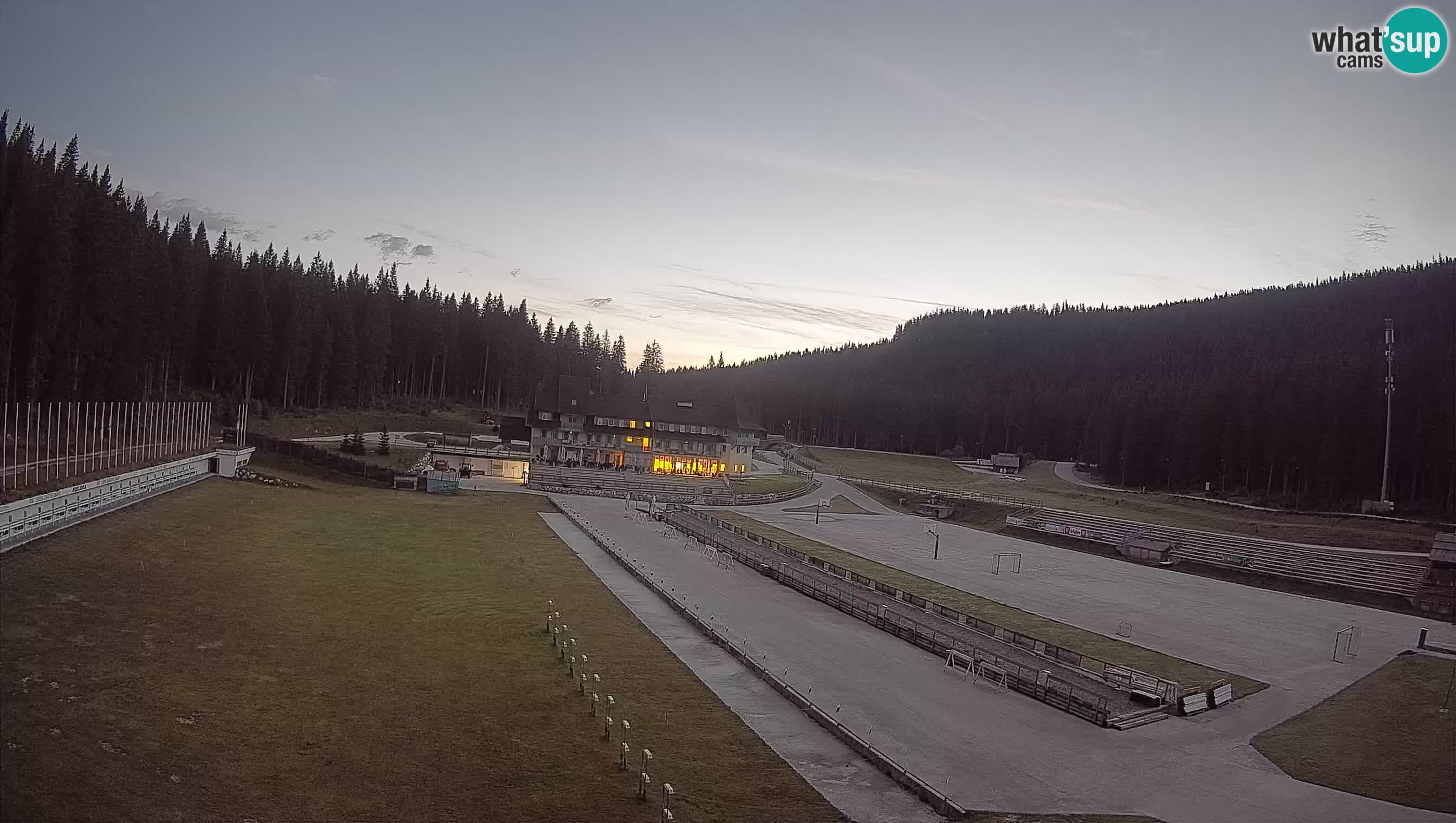 Webcam Pokljuka – Stade de biathlon de Rudno Polje